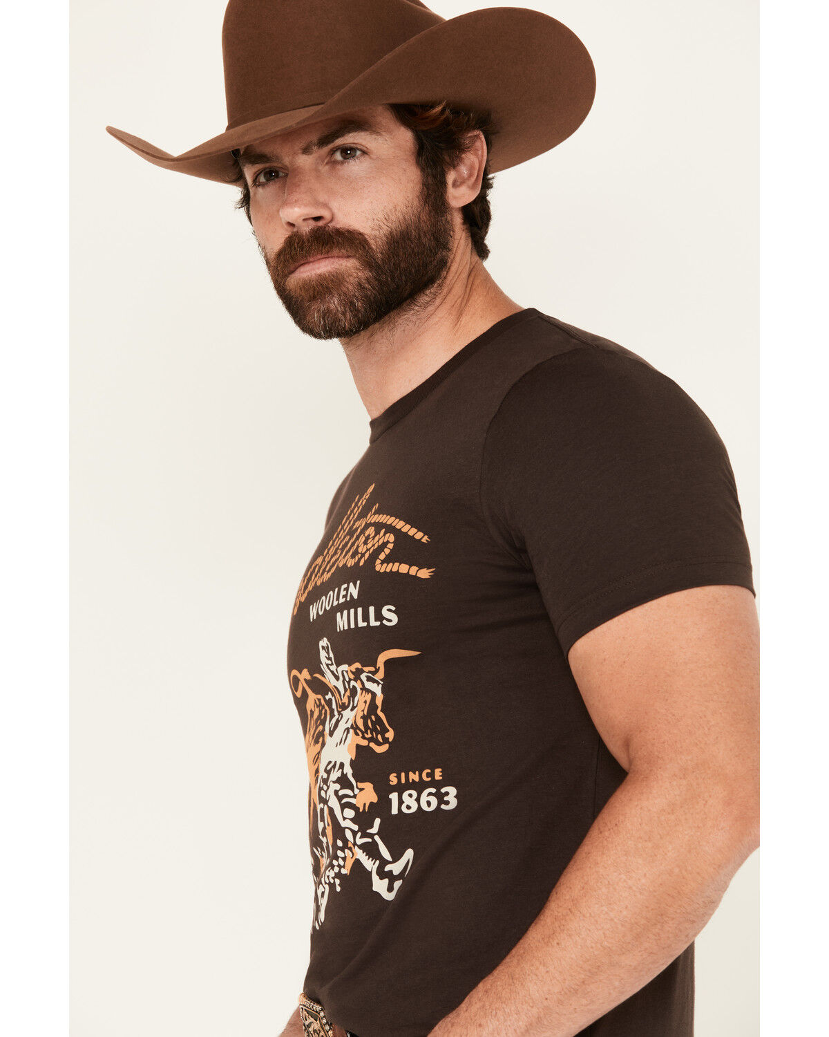 Pendleton Men's Boot Barn Exclusive Steer Rodeo Short Sleeve Graphic T-Shirt