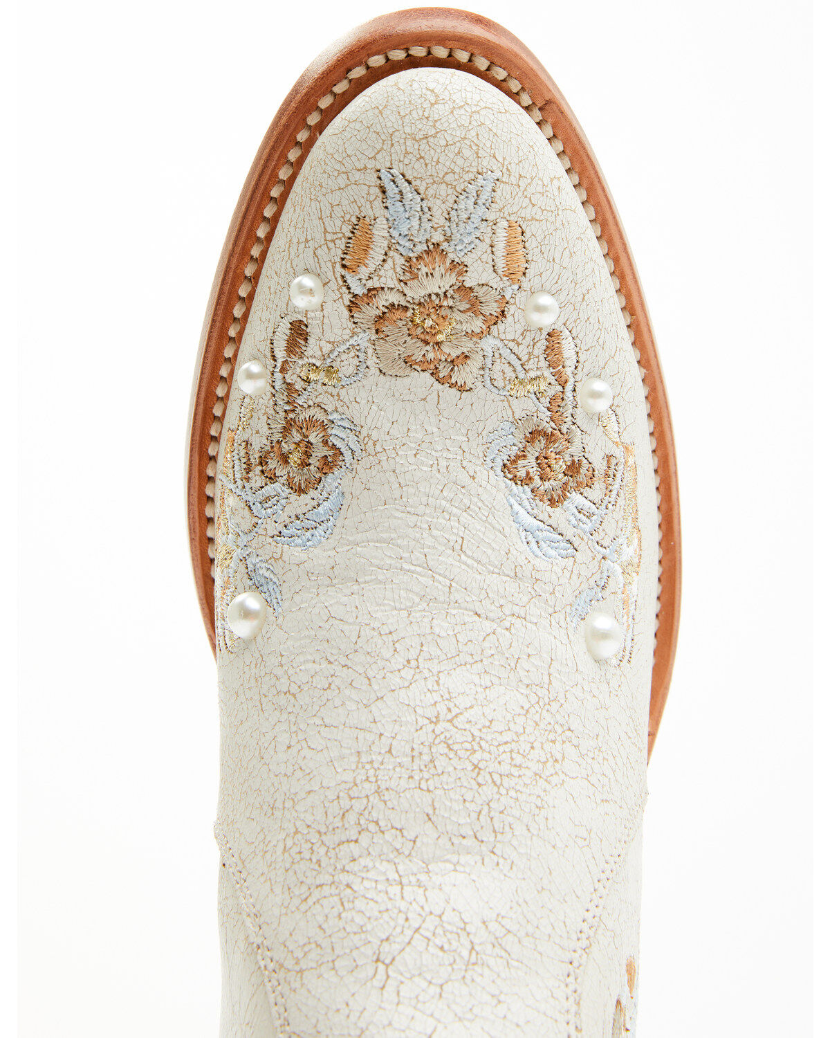 Shyanne Women's Carine Crackadela Floral Western Fashion Booties - Round Toe