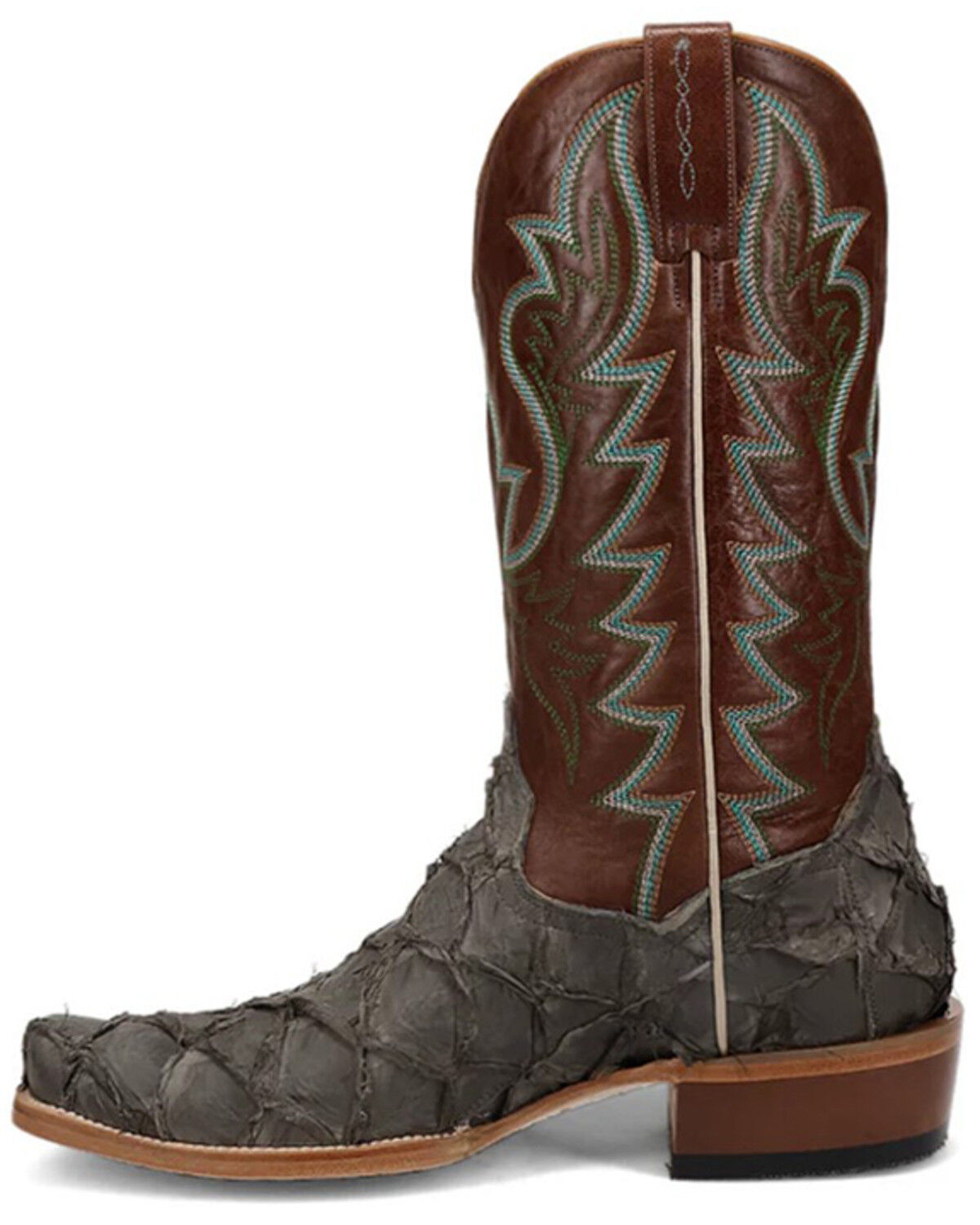 Dan Post Men's Araprima Exotic Pirarucu Western Boots - Square Toe