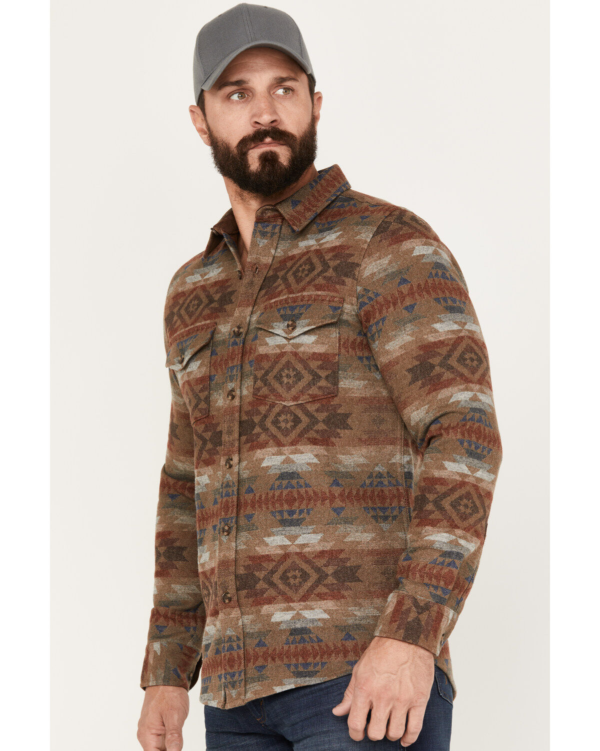 Pendleton Men's LA Pine Button-Down Long Sleeve Western Shirt