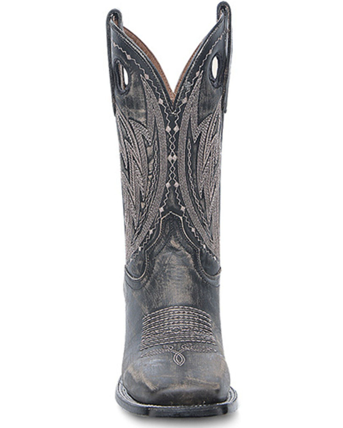 Corral Men's Distressed Cut Out Western Boots - Broad Square Toe