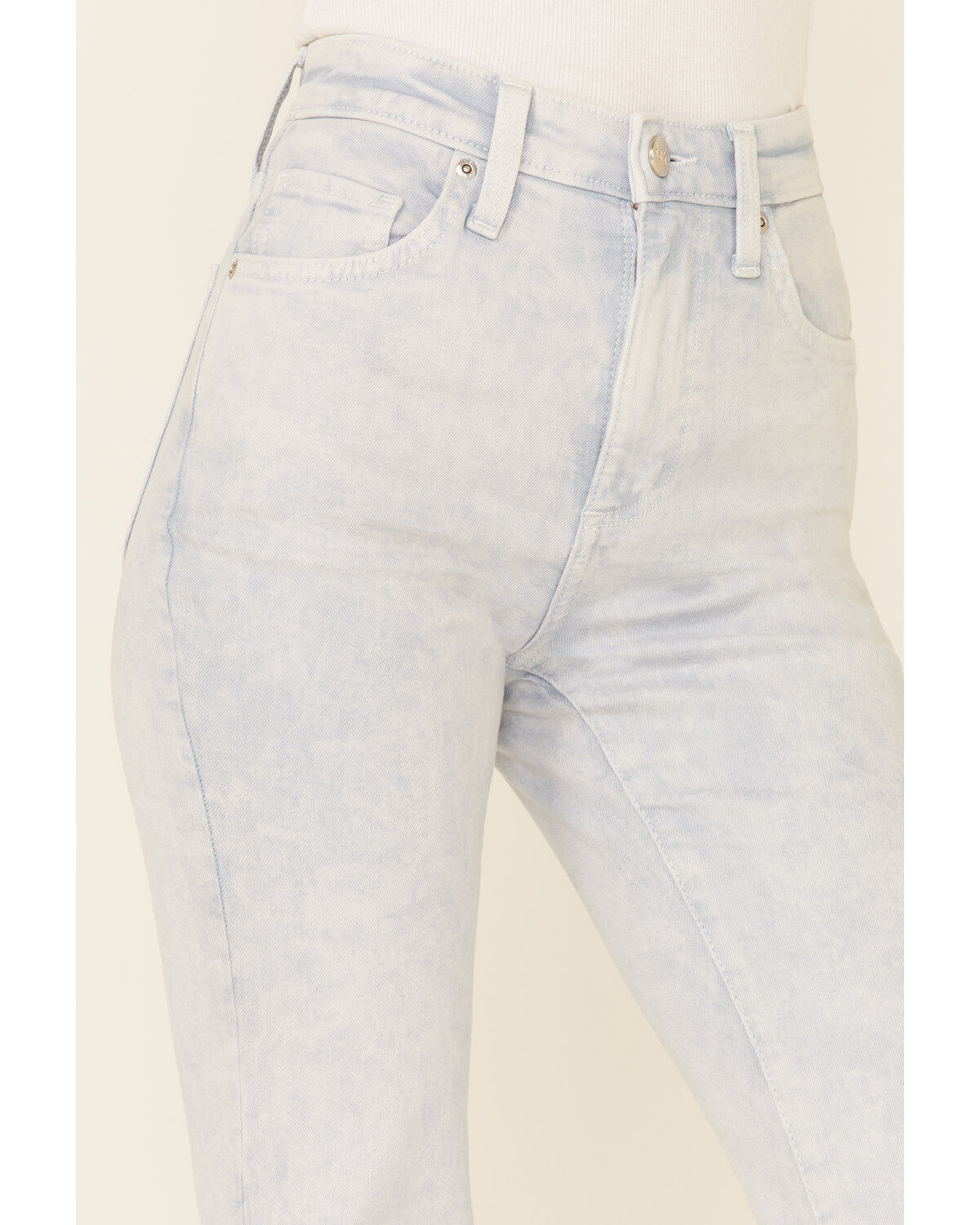 Lee Women's Acid Wash High Rise Flare Jeans