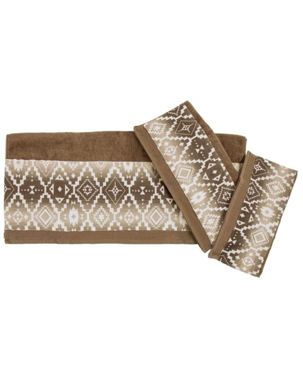 HiEnd Accents Chalet Southwestern Print Bath Towel Set - 3-Piece