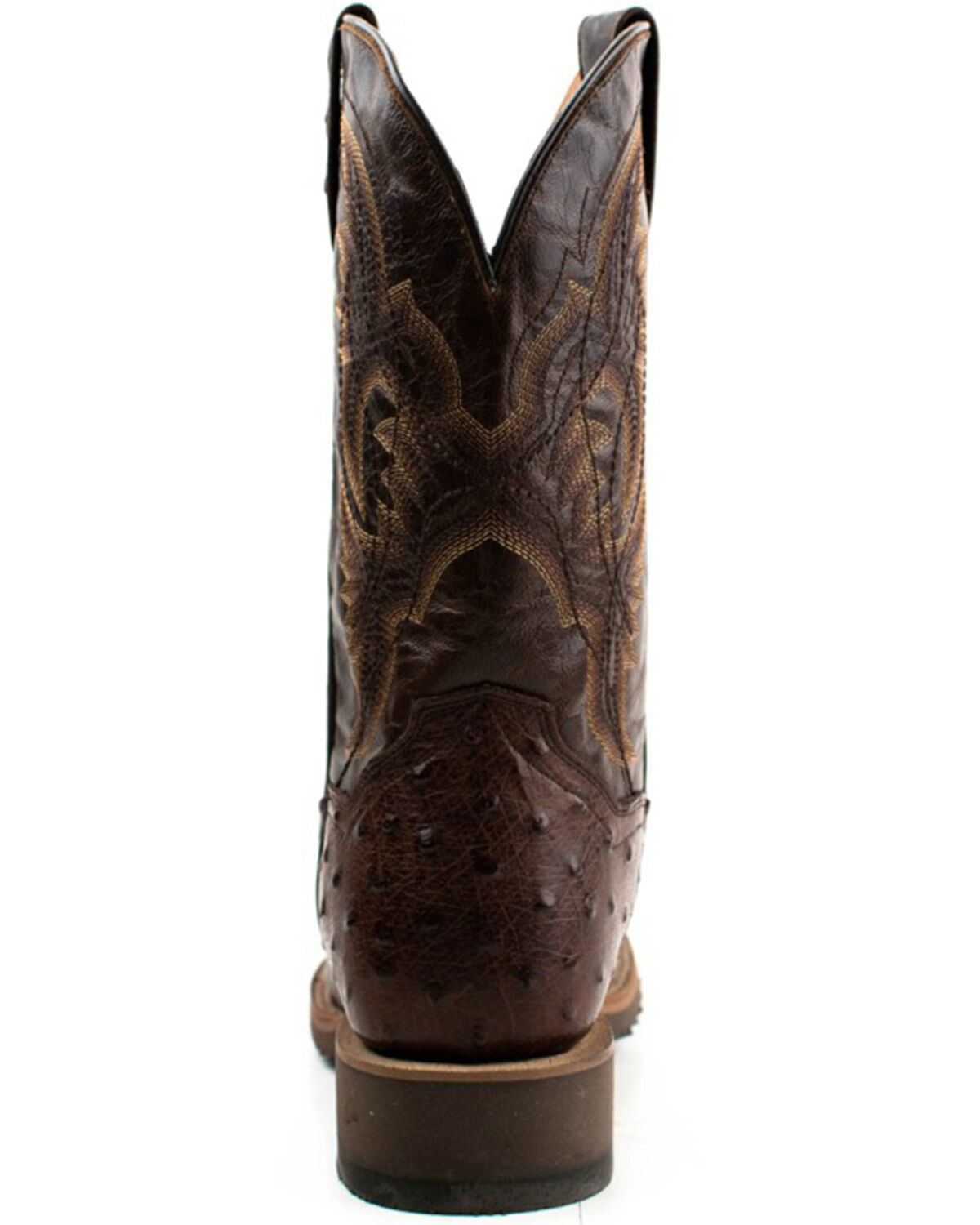 Dan Post Men's Alamosa Hand Ostrich Quill Western Boots - Broad Square Toe