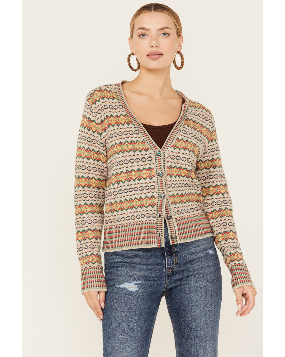 Tasha Polizzi Women's Southwestern Print Tillie Cardigan