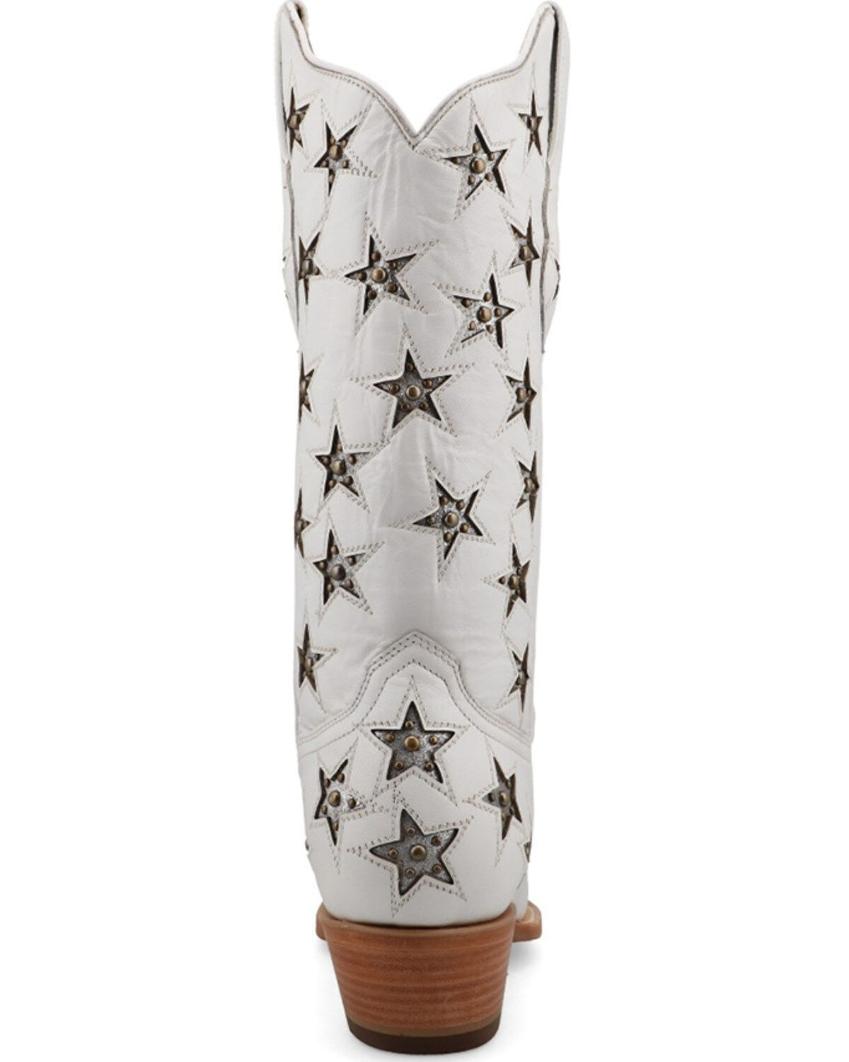 Black Star Women's Marfa Star Inlay Studded Western Boots - Snip Toe