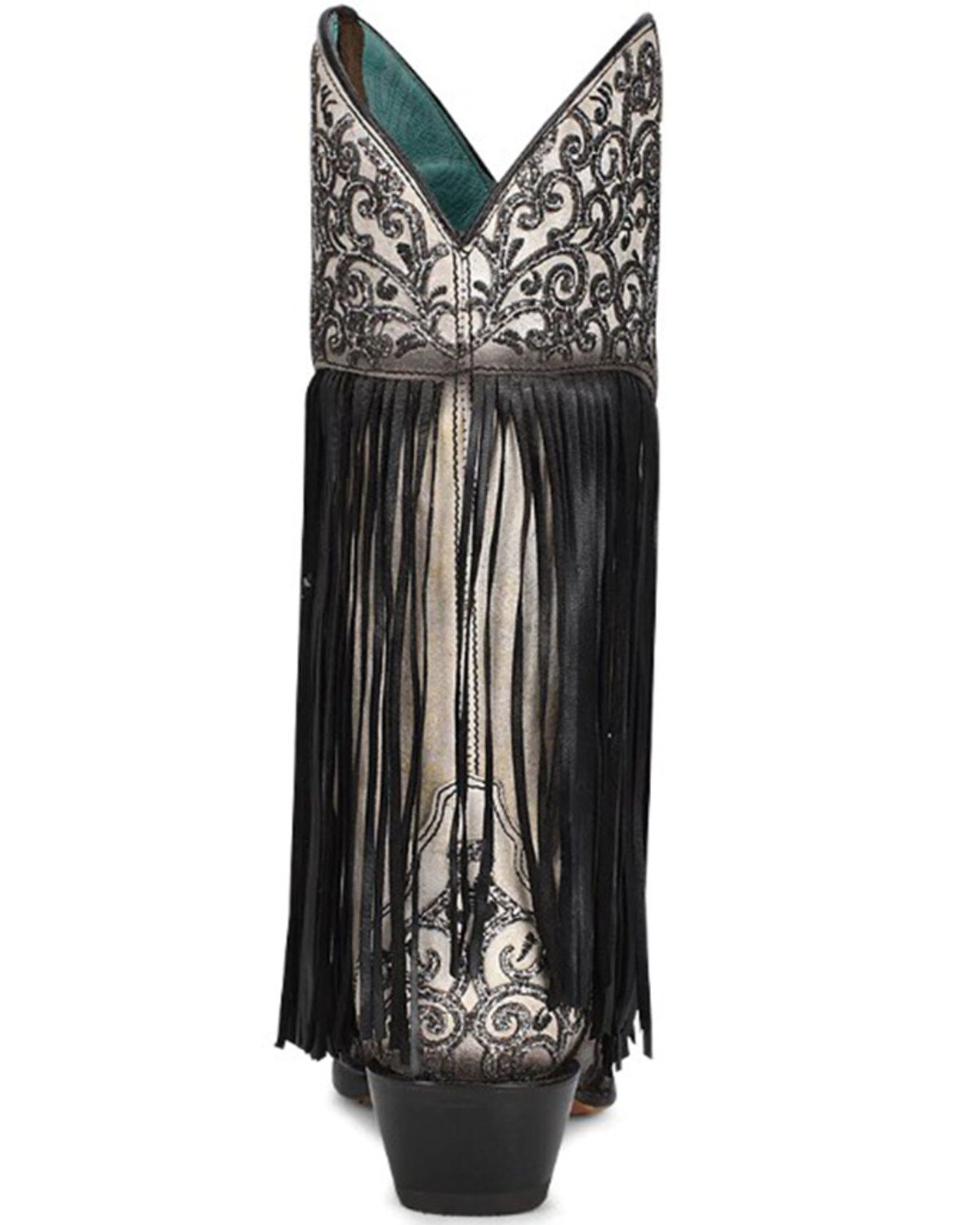 Corral Women's Glitter Fringe Western Boots - Snip Toe