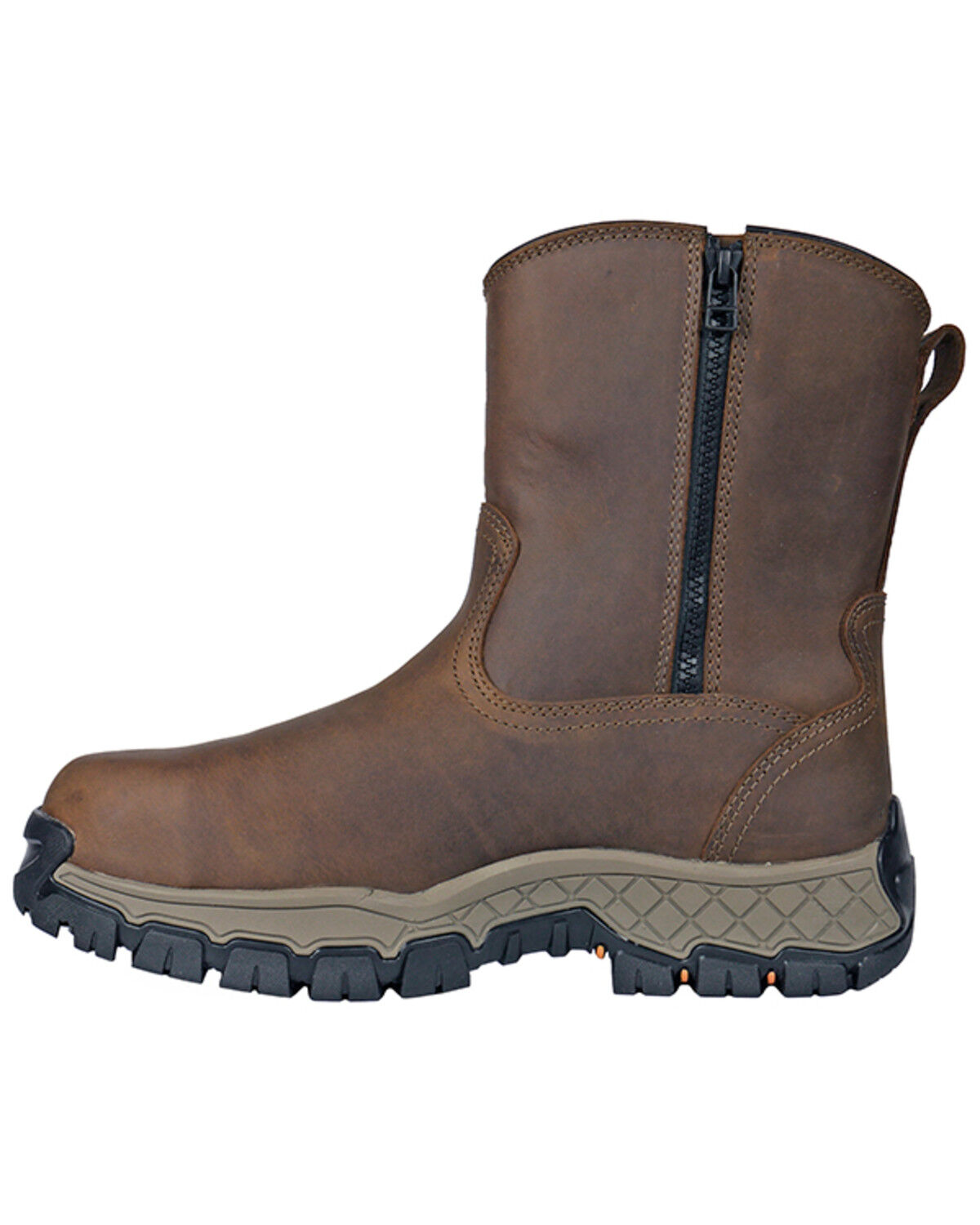 Hoss Men's 8" Waterproof Side-Zip Work Boots - Composite Toe