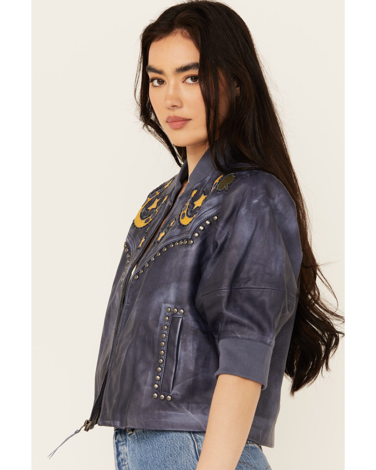 Double D Ranch Women's Ti-Yi-Yo Leather Jacket