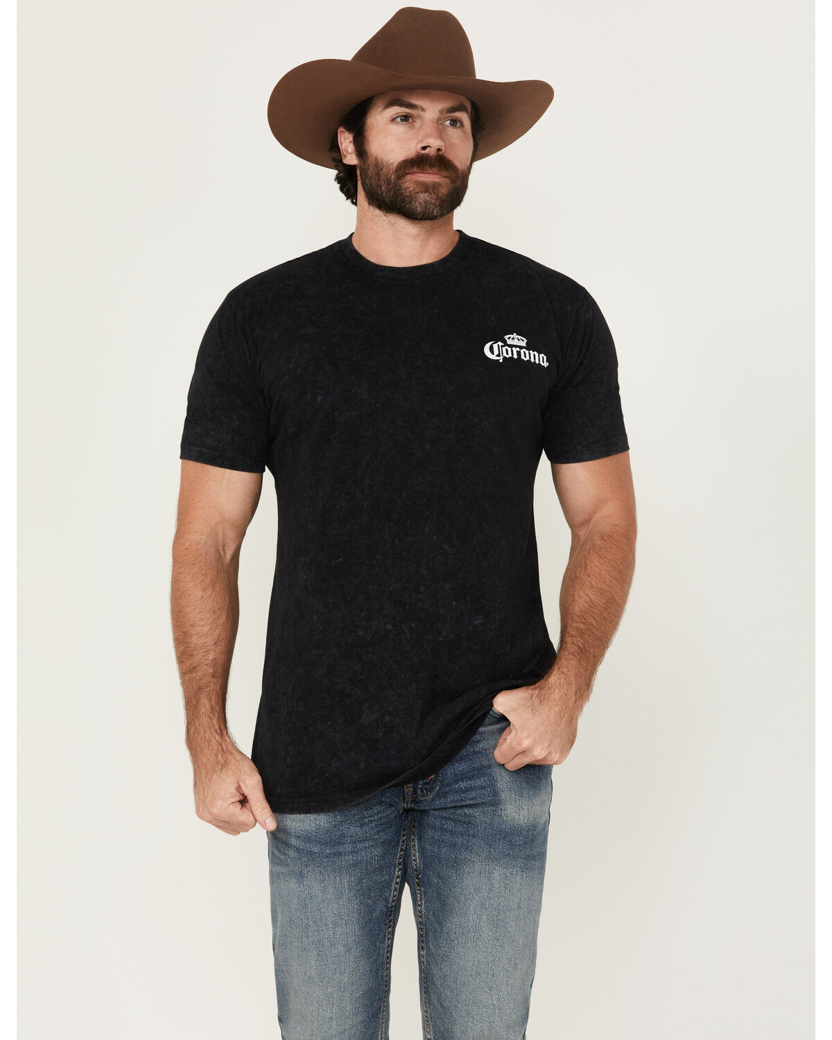 Changes Men's Corona Sunset Palms Short Sleeve Graphic T-Shirt