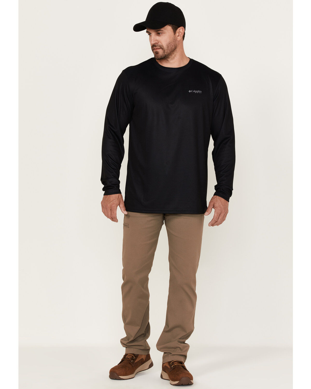 Columbia Men's PFG Terminal Tackle Flag Graphic Long Sleeve T-Shirt