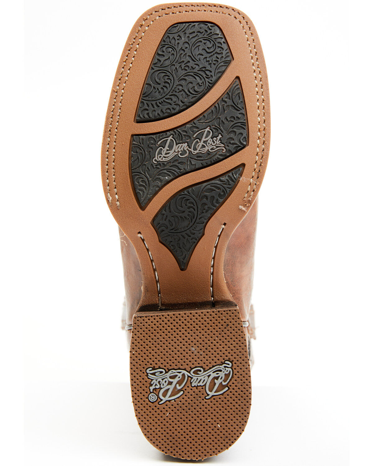 Dan Post Women's Athena Floral Embroidered Western Performance Boots - Broad Square Toe