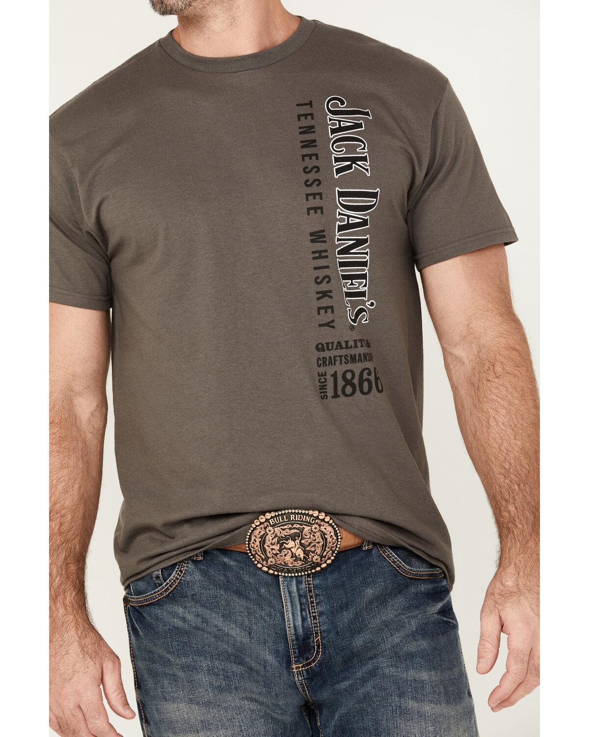 Jack Daniels Men's Old No.7 Short Sleeve Graphic T-Shirt