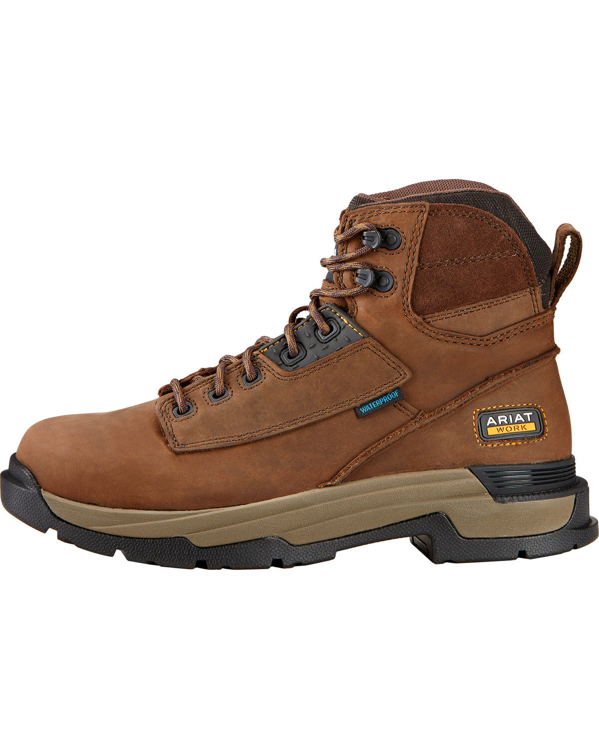 Ariat Men's Mastergrip 6" Waterproof Work Boots - Soft Toe