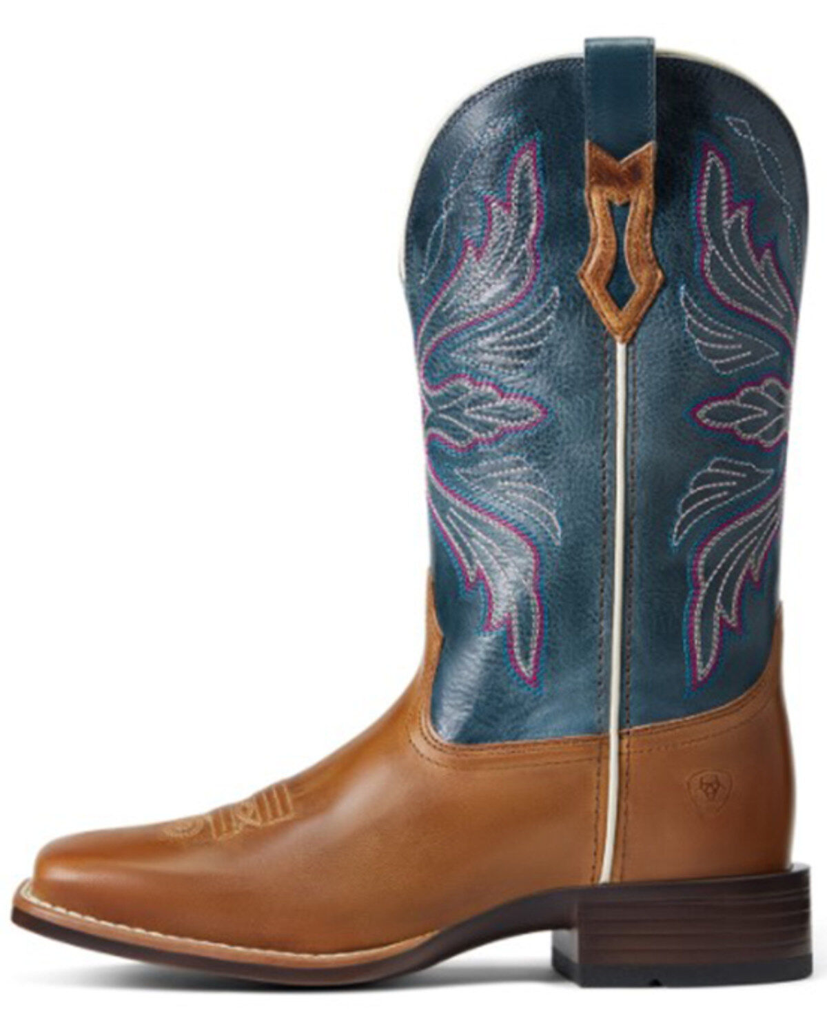 Ariat Women's Almond Buff & Baby Blue Eyes Edgewood Bantamweight Western Performance Boots - Broad Square Toe