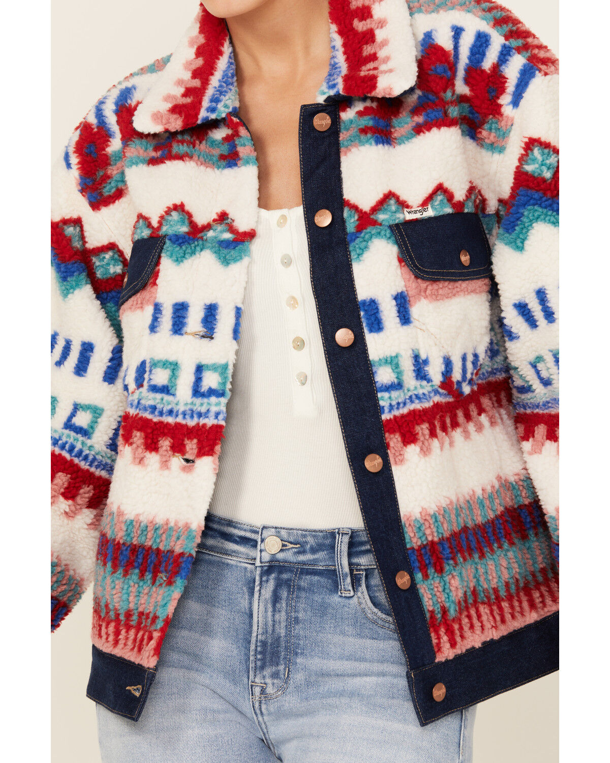 Wrangler Women's Sherpa Trucker Jacket