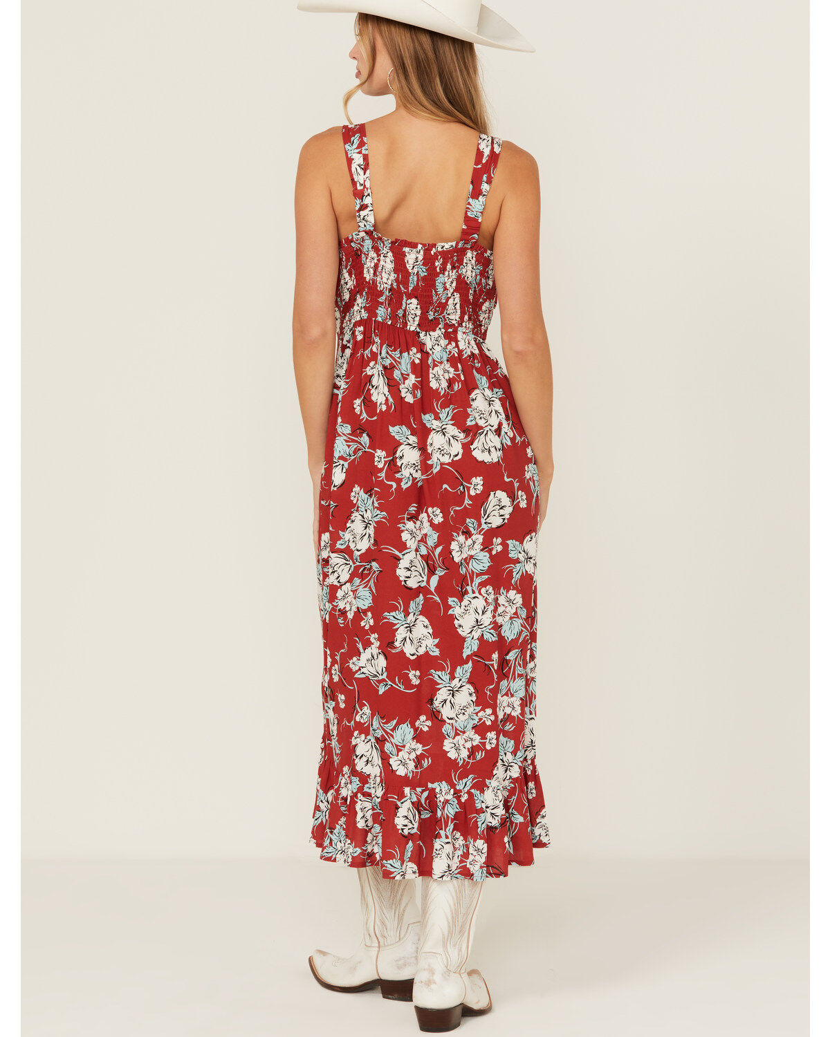 Cotton & Rye Women's Floral Print Midi Sundress