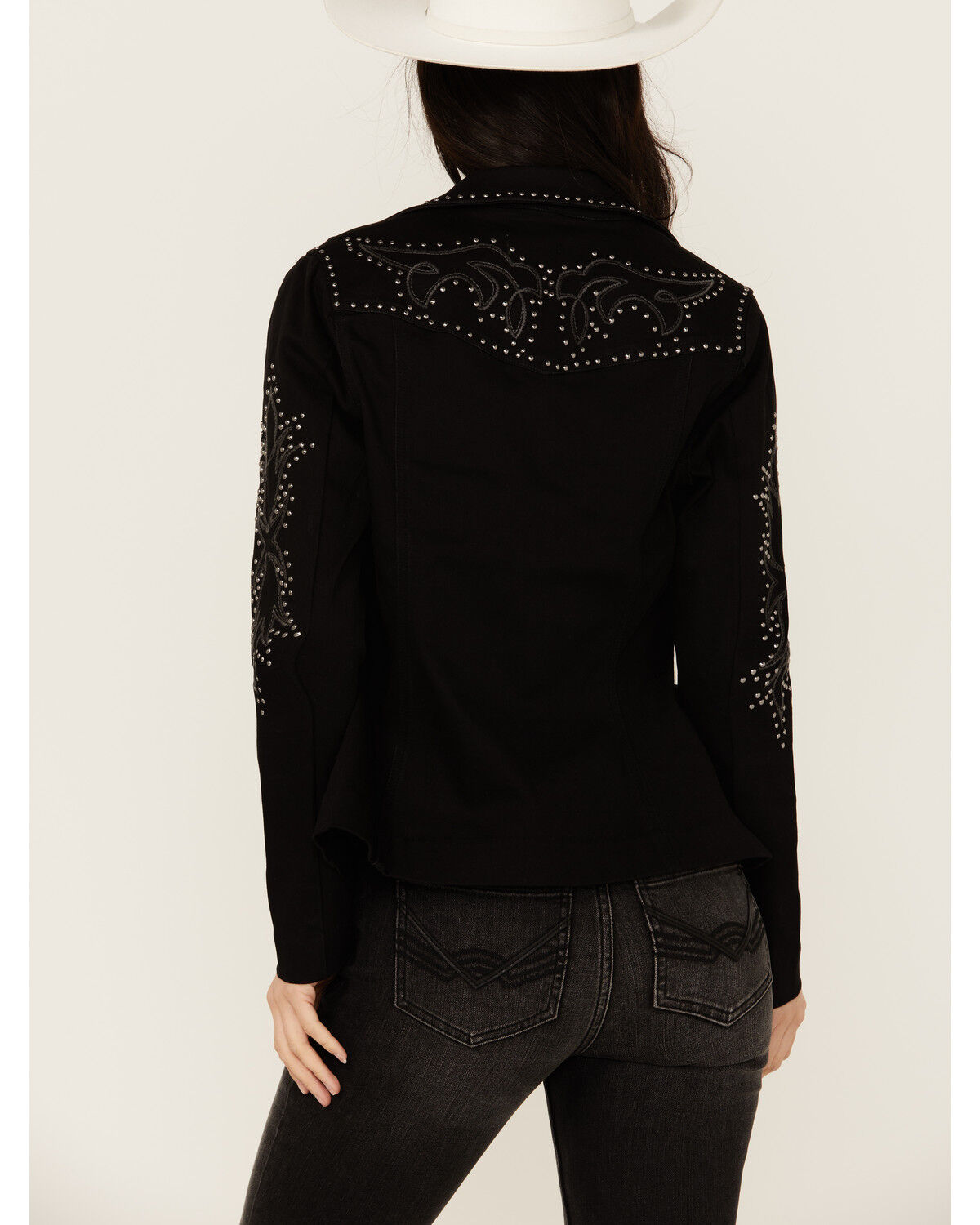 Idyllwind Women's Burbank Embroidered and Studded Super Stretch Blazer