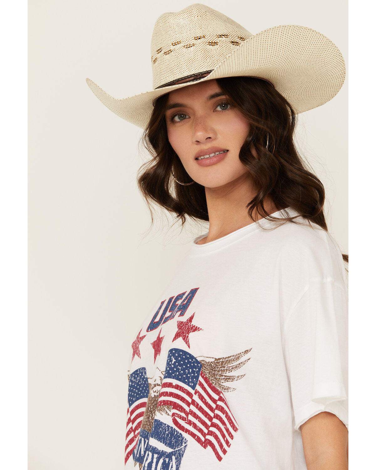 Show Me Your Mumu Women's USA Short Sleeve Graphic Tee