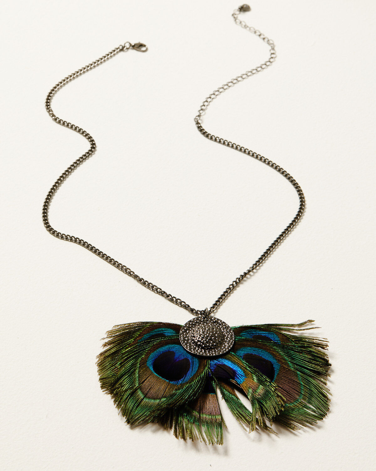 Shyanne Women's Enchanted Forest Peacock Feather Necklace