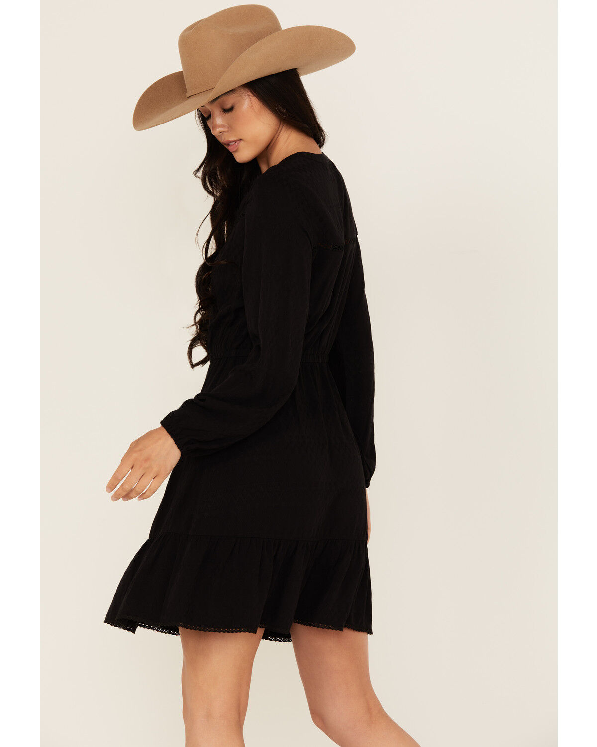 Idyllwind Women's Fitzpatrick Solid Long Sleeve Mini Dress