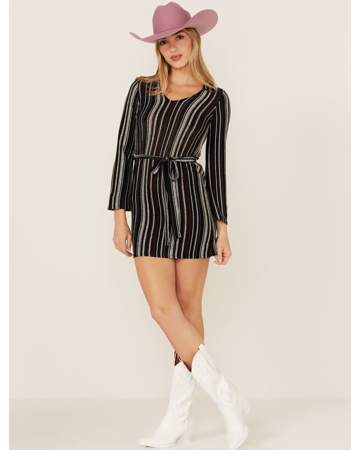 Sadie & Sage Women's Never Too Much Stripe Mini Dress