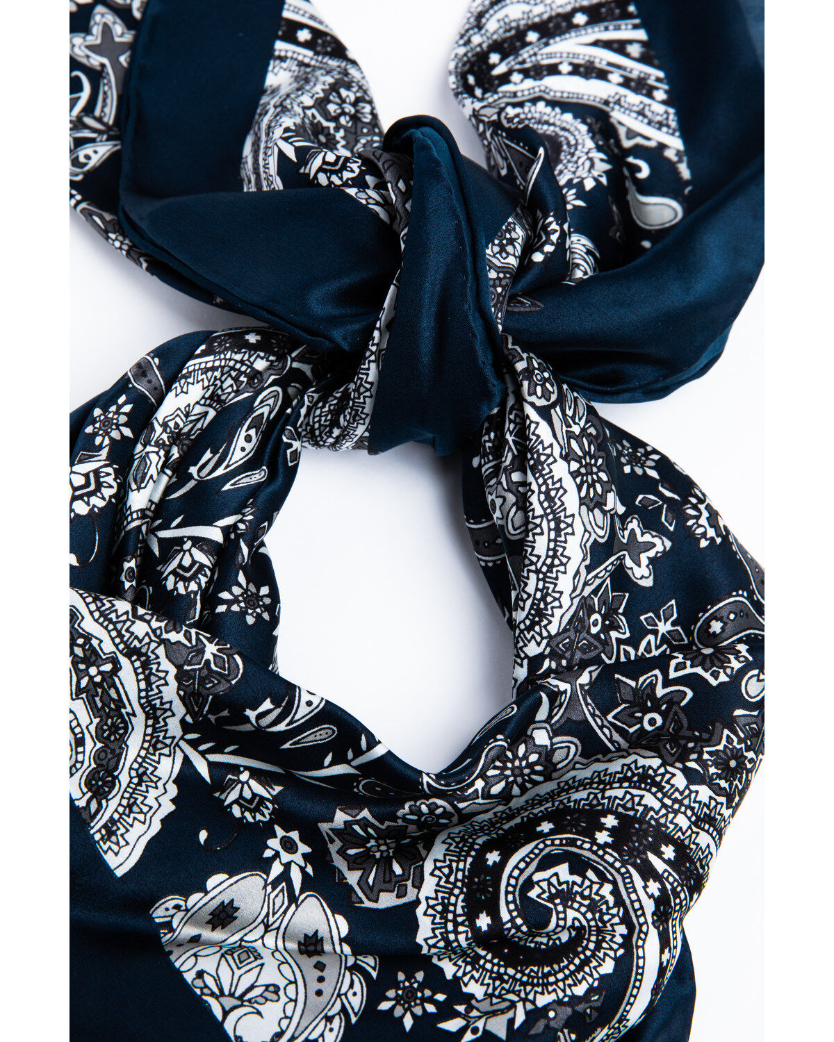 Cody James Men's Silk Black Paisley Bandana