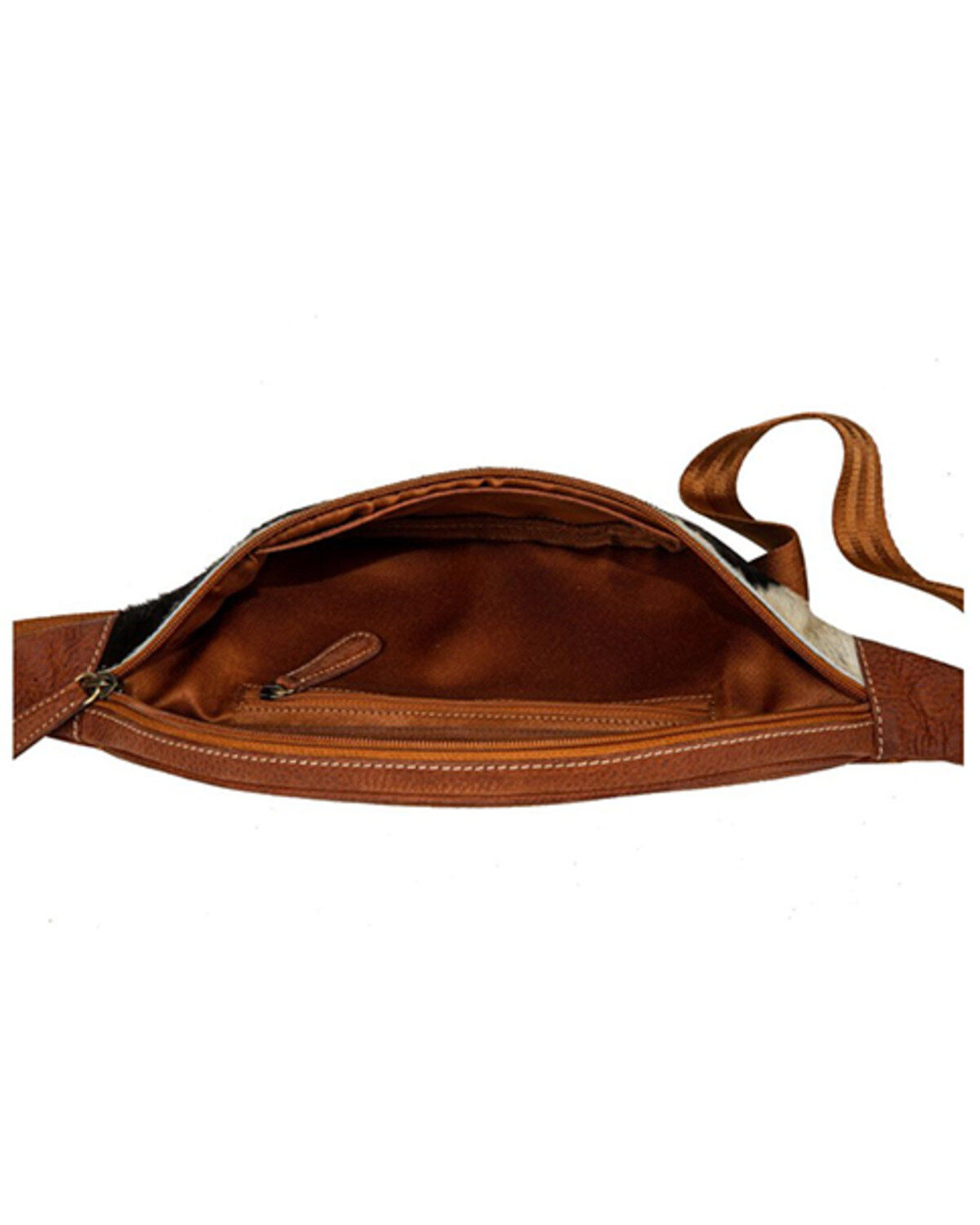 Myra Bag Women's Stratton Ridge Leather And Hairon Belt Bag