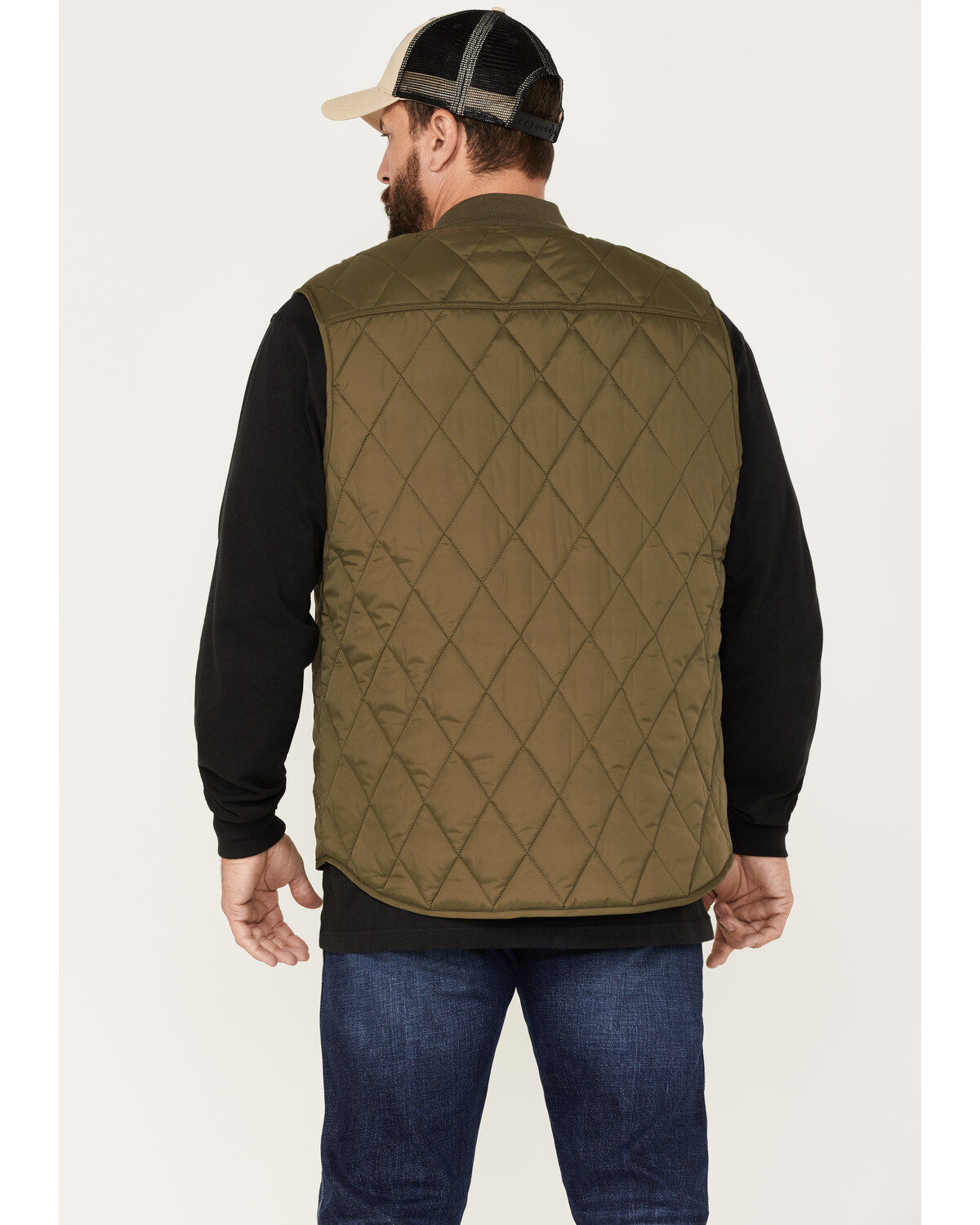 Brothers and Sons Men's Quilted Varsity Vest