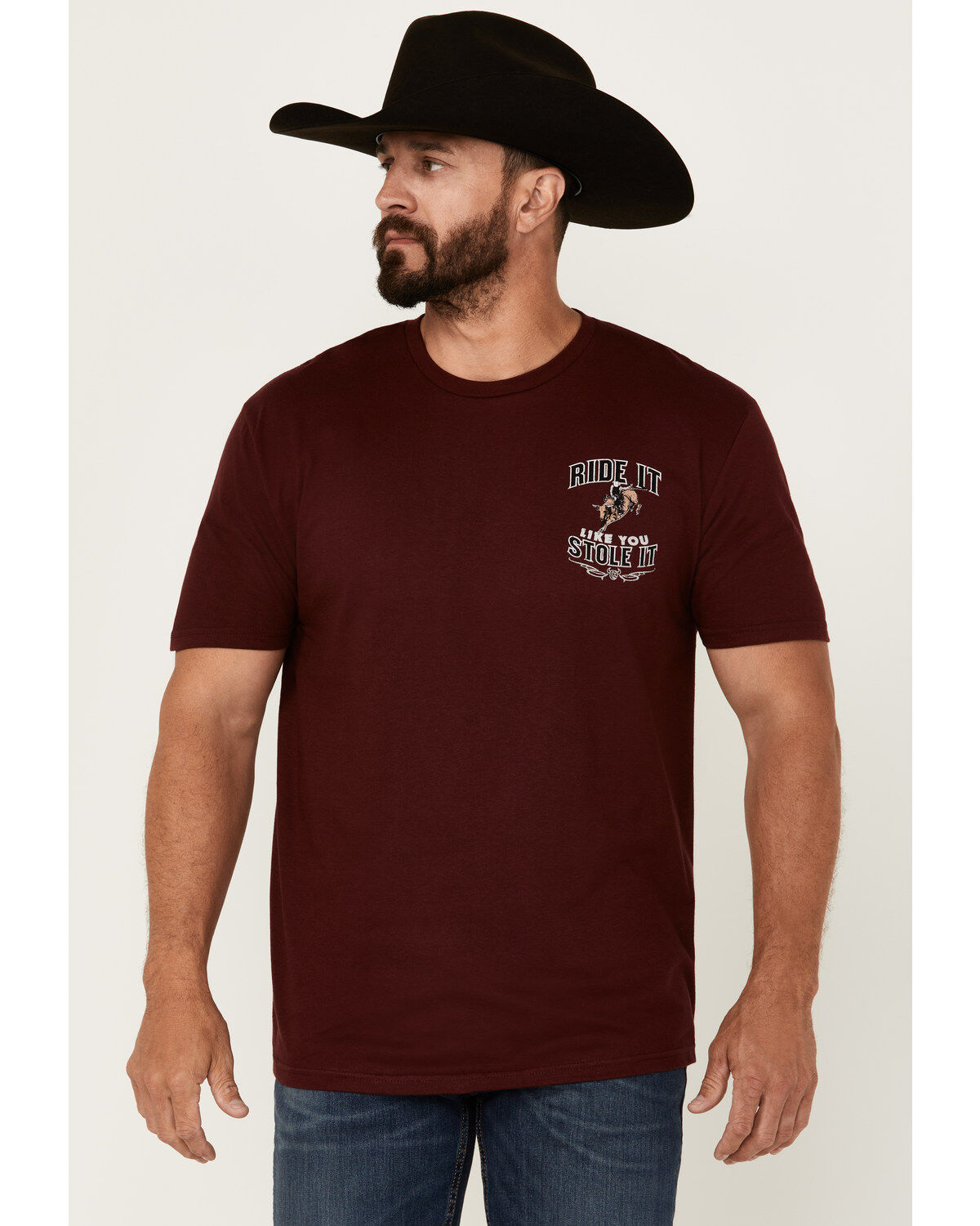 Cowboy Hardware Men's Boot Barn Exclusive Ride It Like You Stole It Short Sleeve Graphic T-Shirt