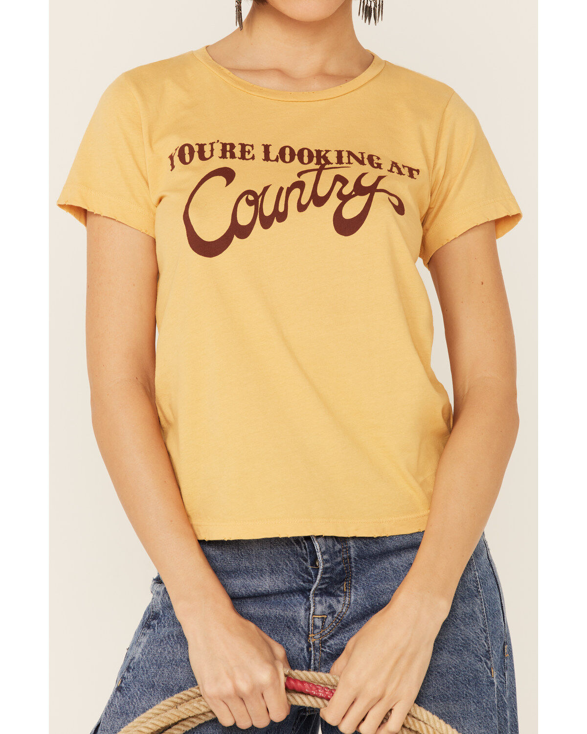 Bandit Women's Looking At Country Graphic Tee