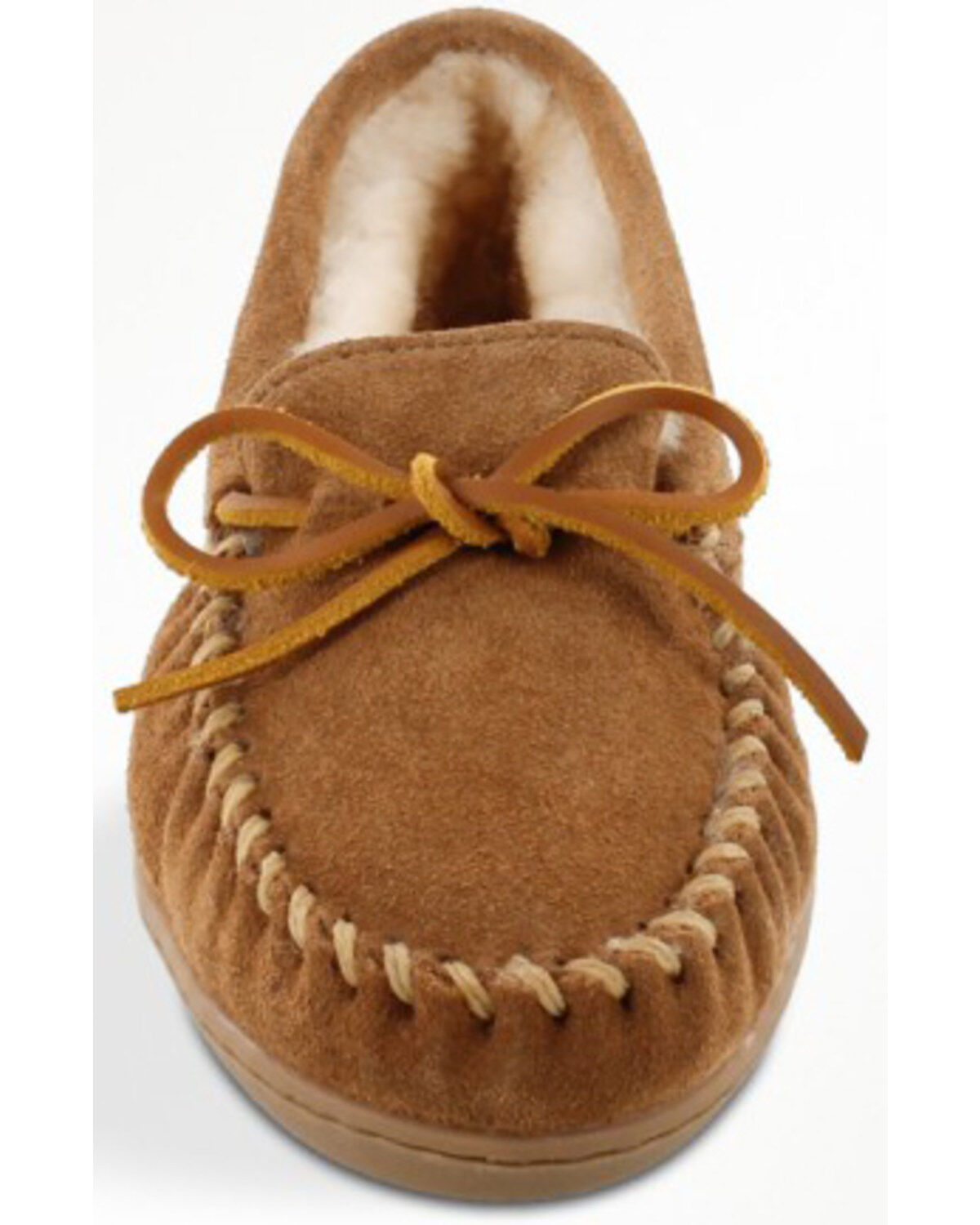 Minnetonka Women's Sheepskin Hardsole Moccasins