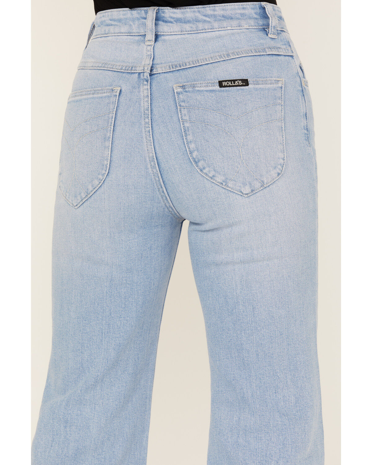 Rolla's Women's Bluebird Light Wash High Rise East Coast Flare Jeans