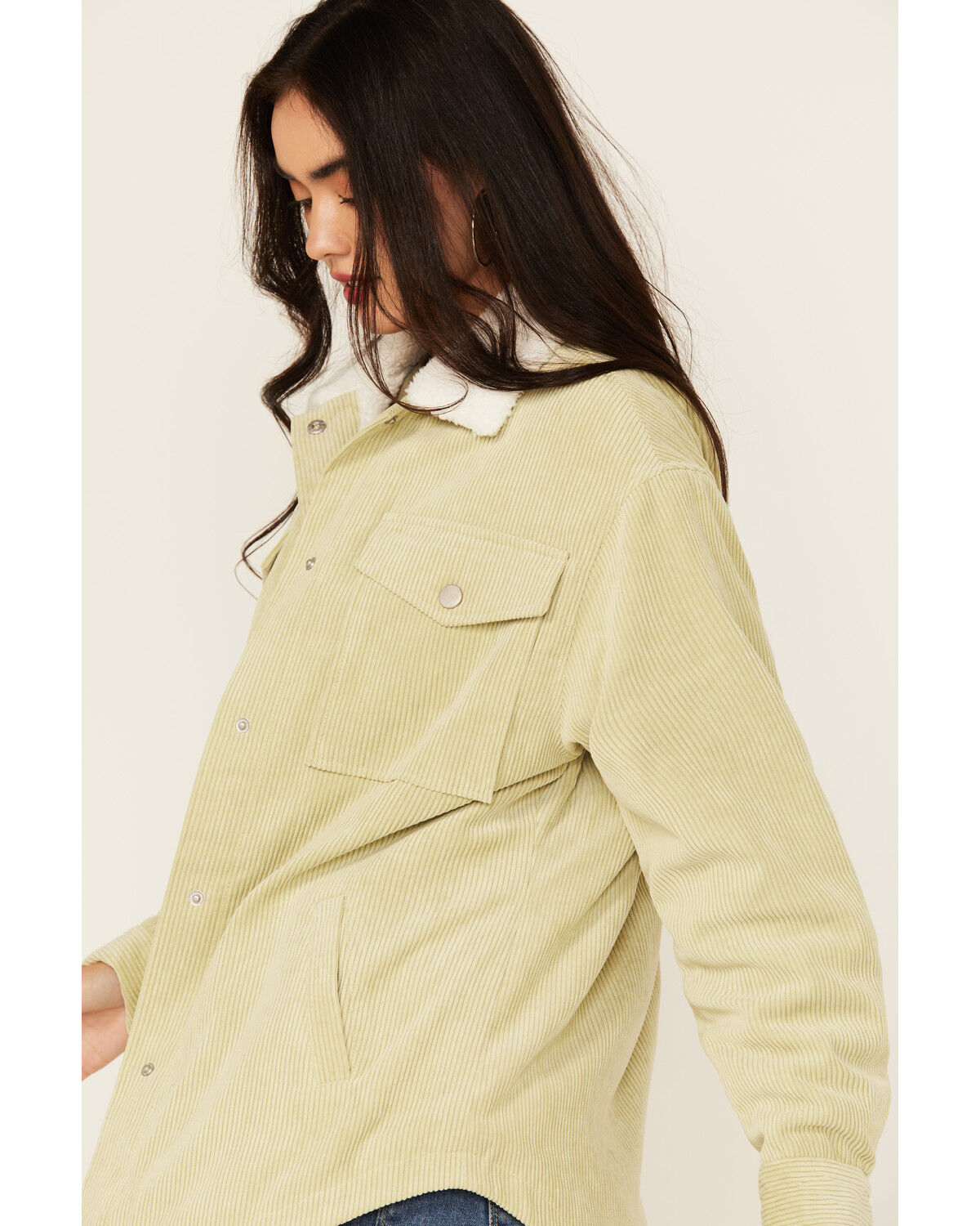 Ashley Women's Corduroy Sherpa Jacket