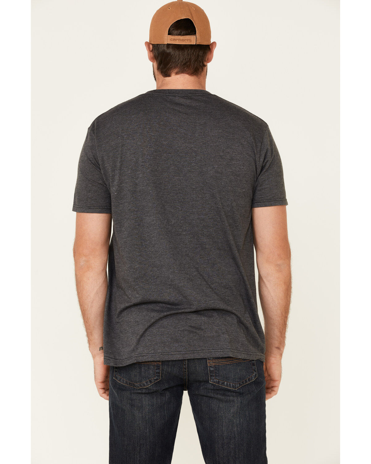 Levi's Men's Charcoal Heather Original Logo Graphic T-Shirt