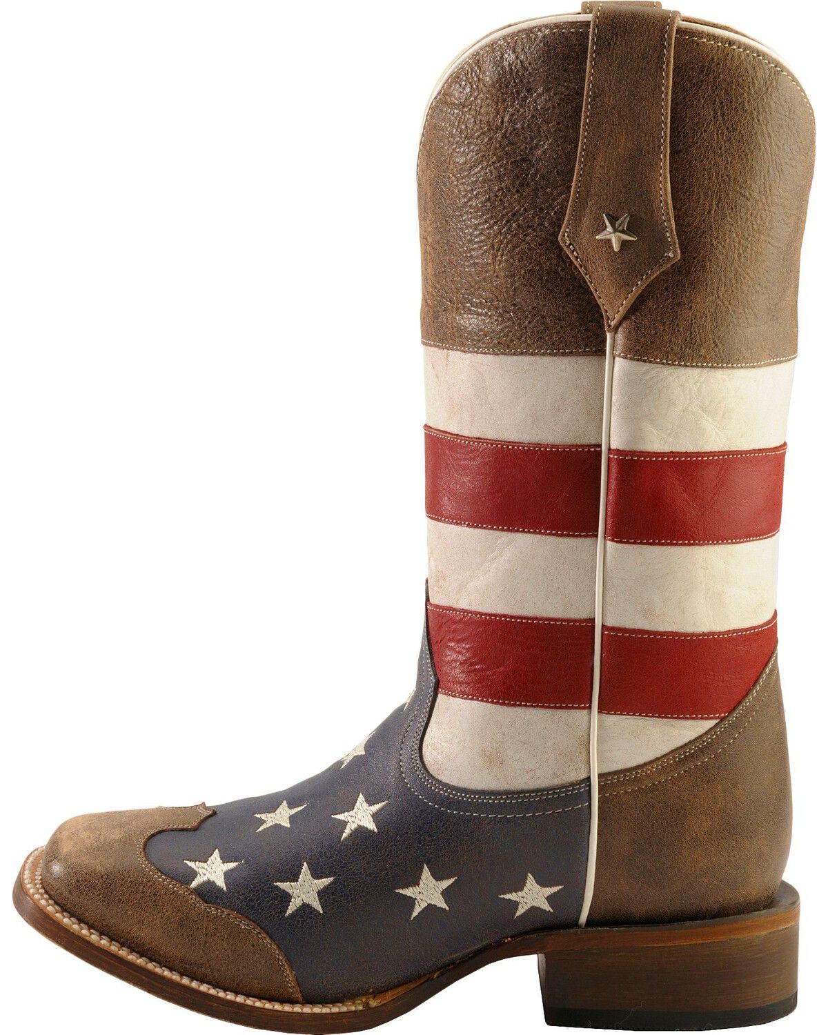 Roper American Flag Western Boots - Square Toe