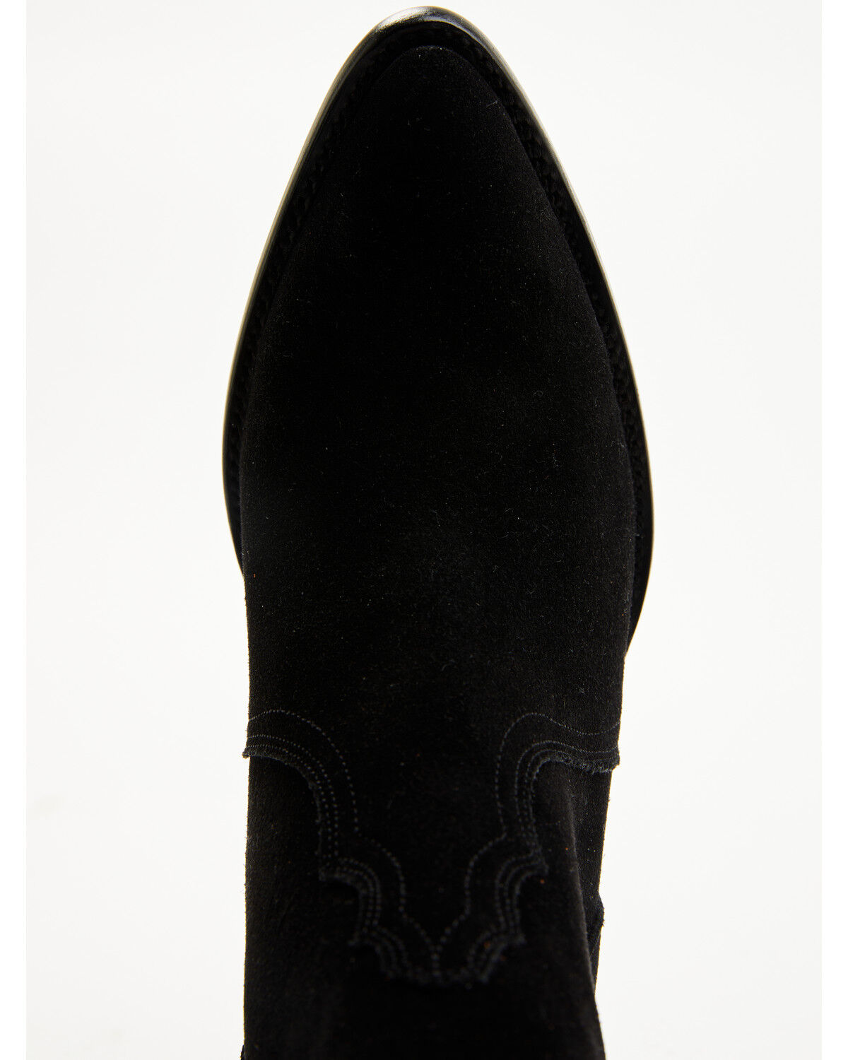 Lucchese Women's Maypop Fringe Side Zip-Up Booties - Round Toe