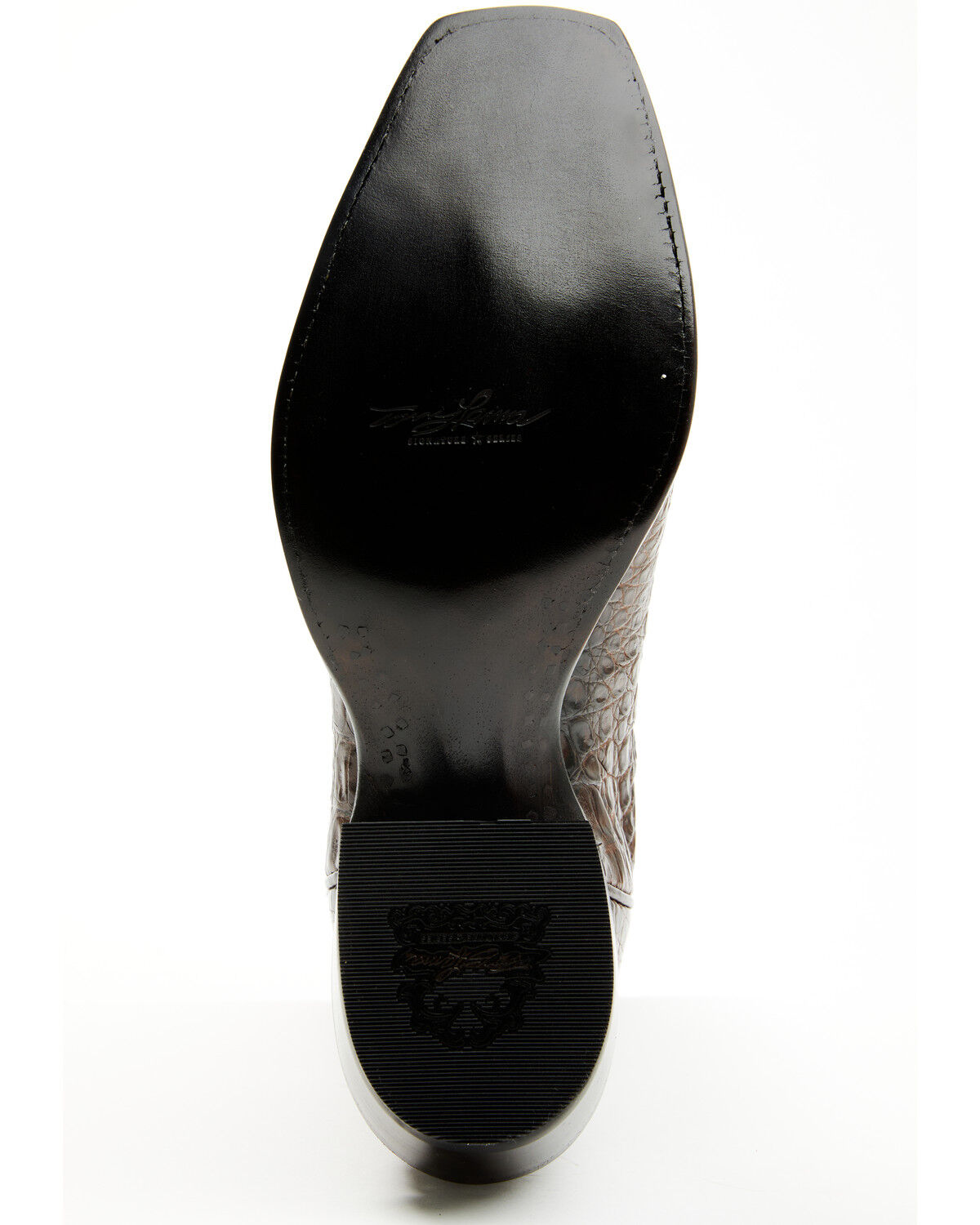 Tony Lama Men's Exotic Hornback Caiman Western Boots - Square Toe