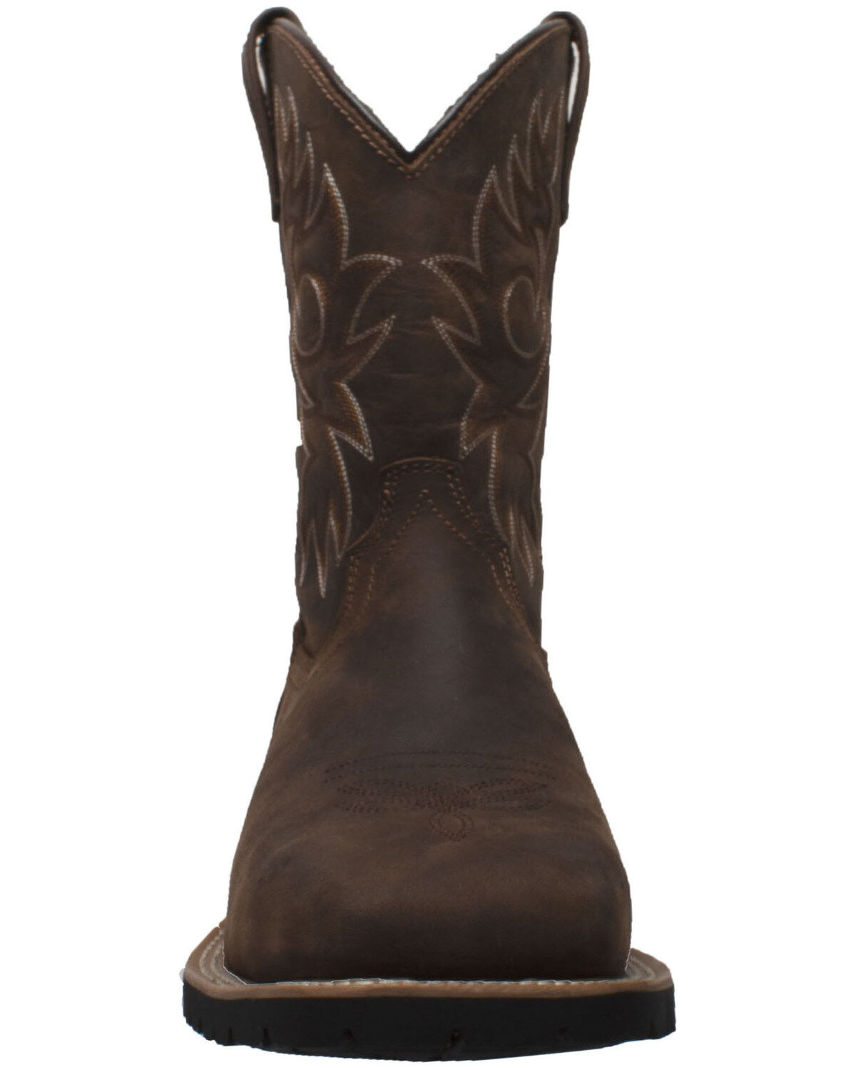 Ad Tec Men's Brown Western Work Boots - Steel Toe