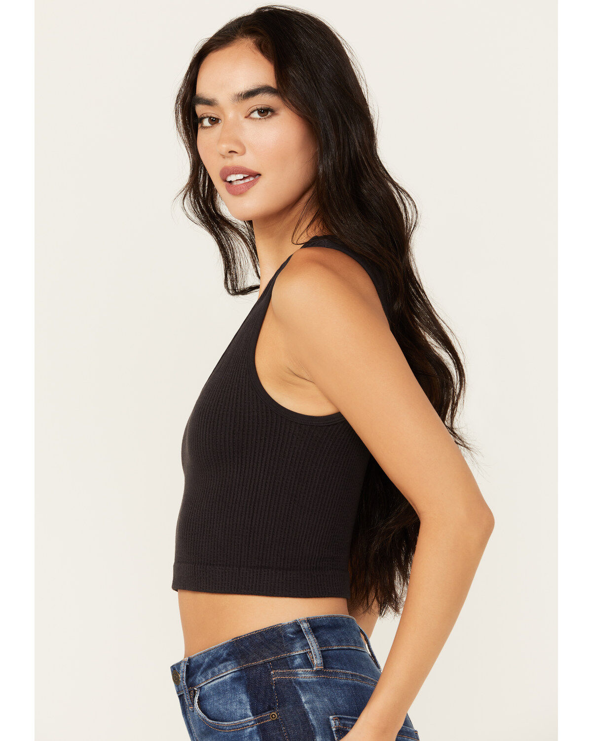 By Together Women's Seamless V Neck Tank Top