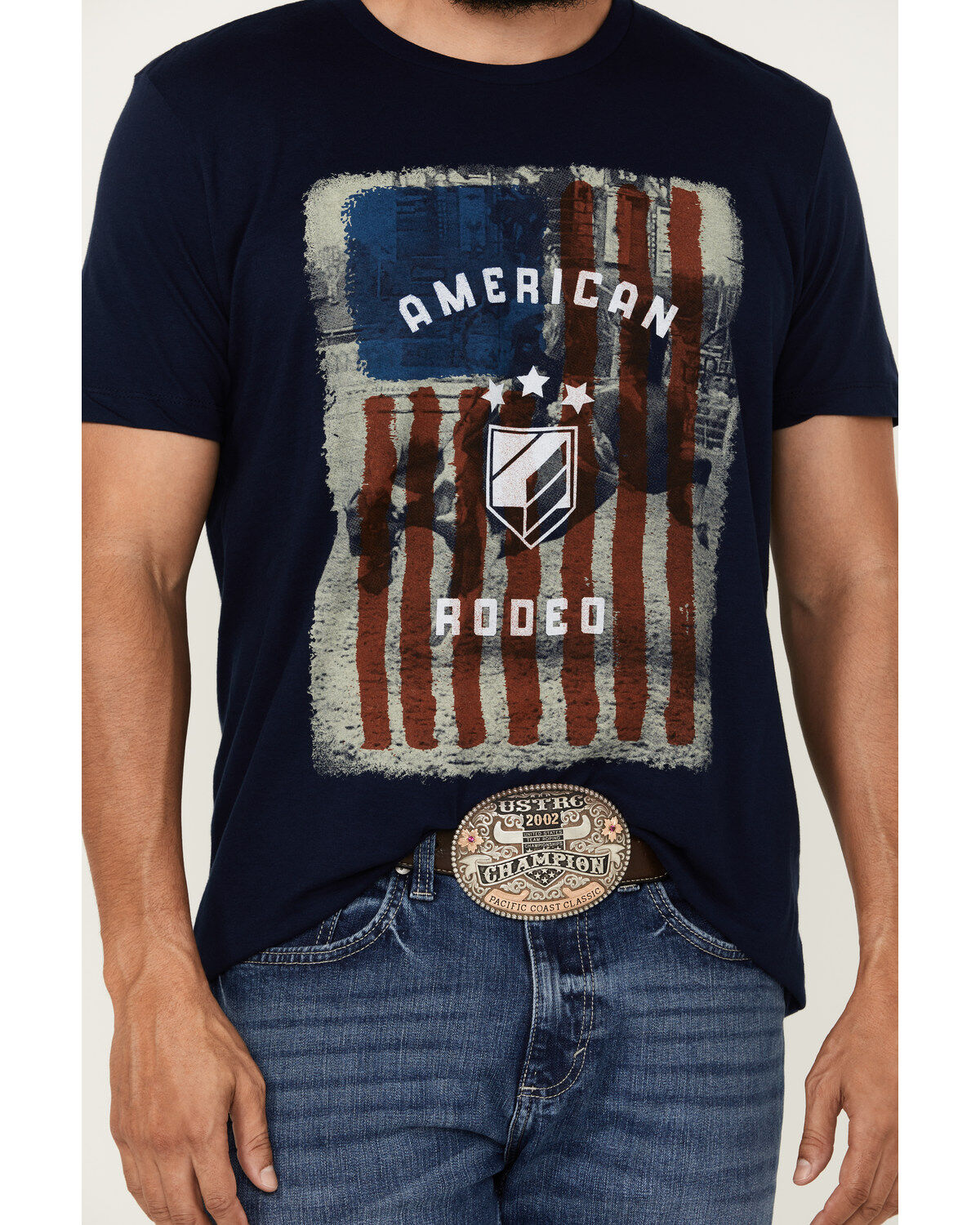 RANK 45® Men's American Rodeo Short Sleeve Graphic T-Shirt