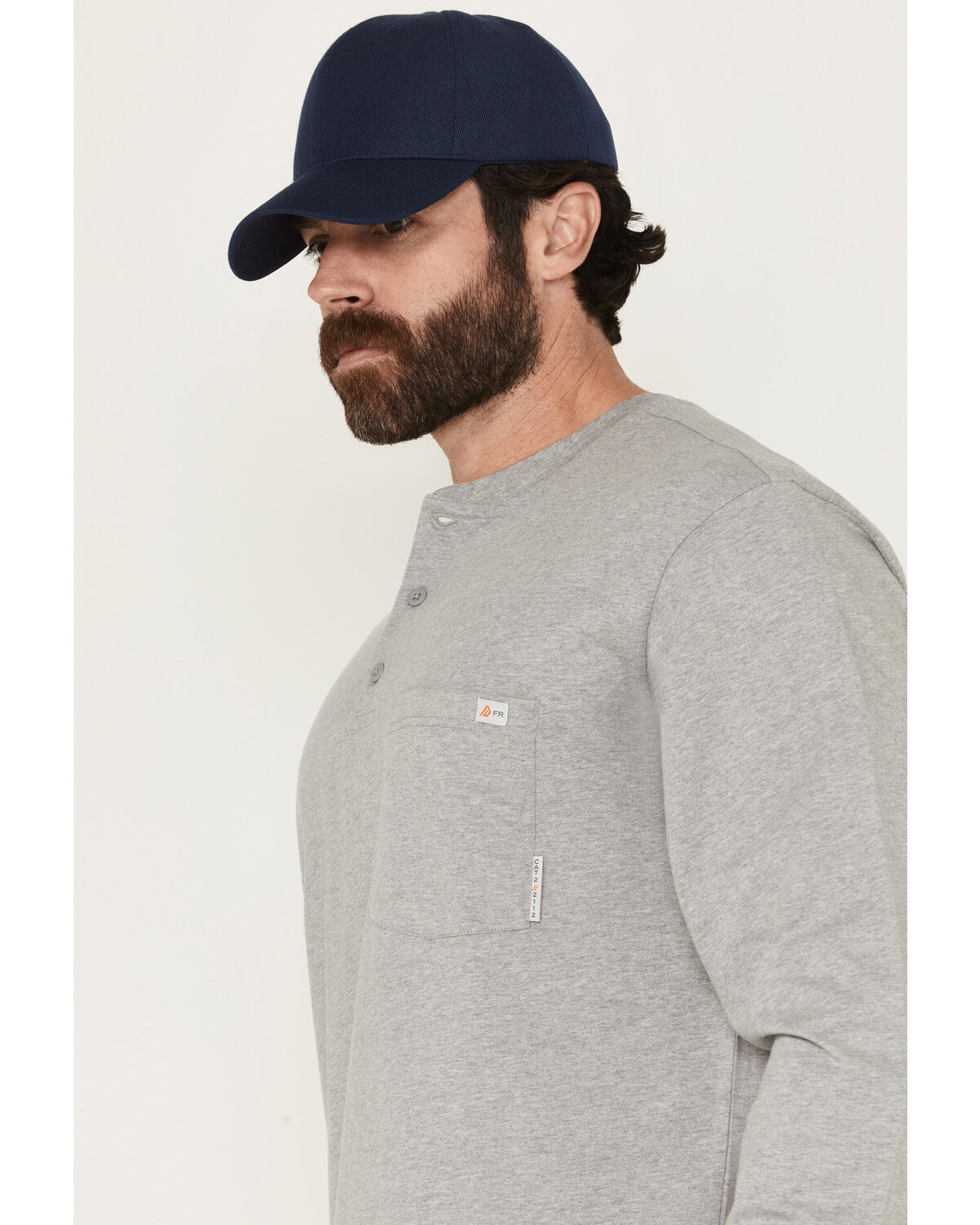 Rasco Men's FR Preshrunk Henley T-Shirt