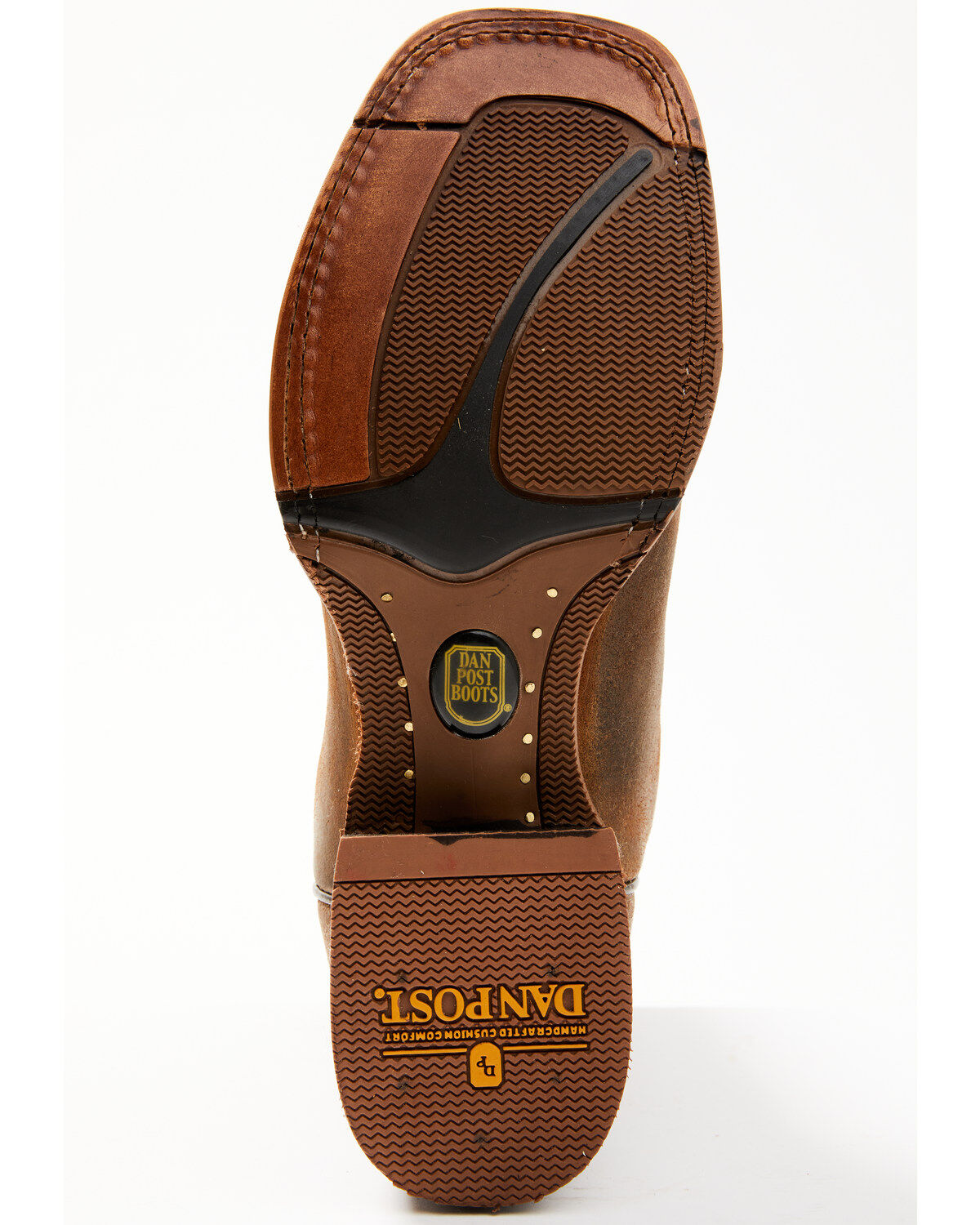 Dan Post Men's Stitched Western Performance Boots - Broad Square Toe