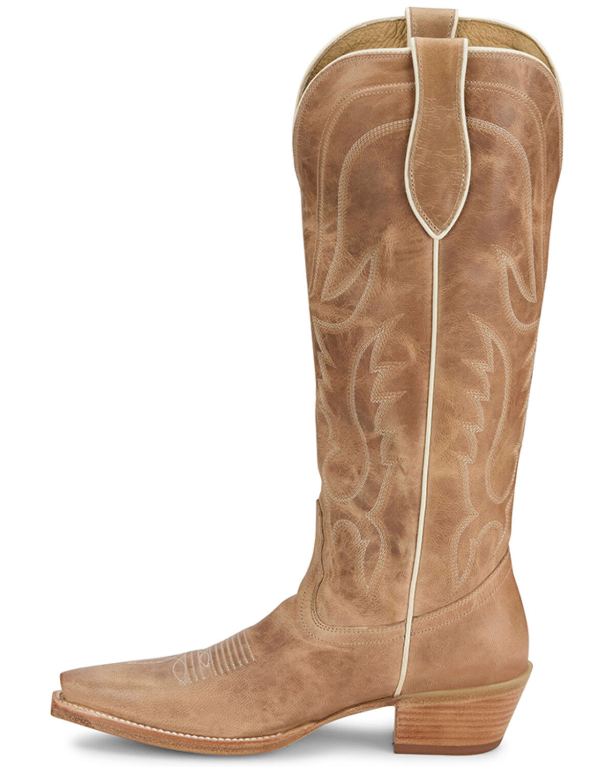 Tony Lama Women's Derby Jess Tall Western Boots - Snip Toe