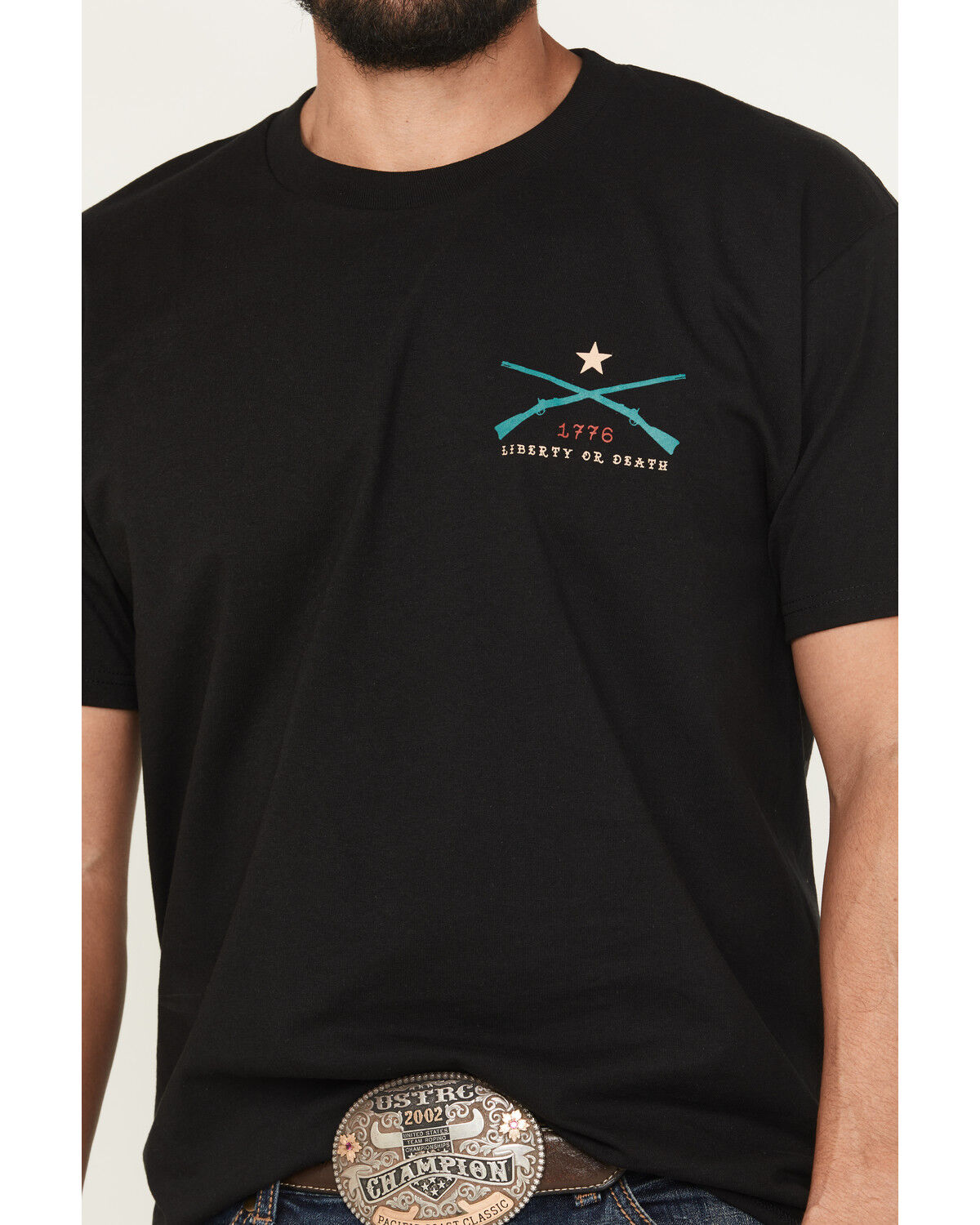 Howitzer Men's Liberty or Death Short Sleeve Graphic T-Shirt