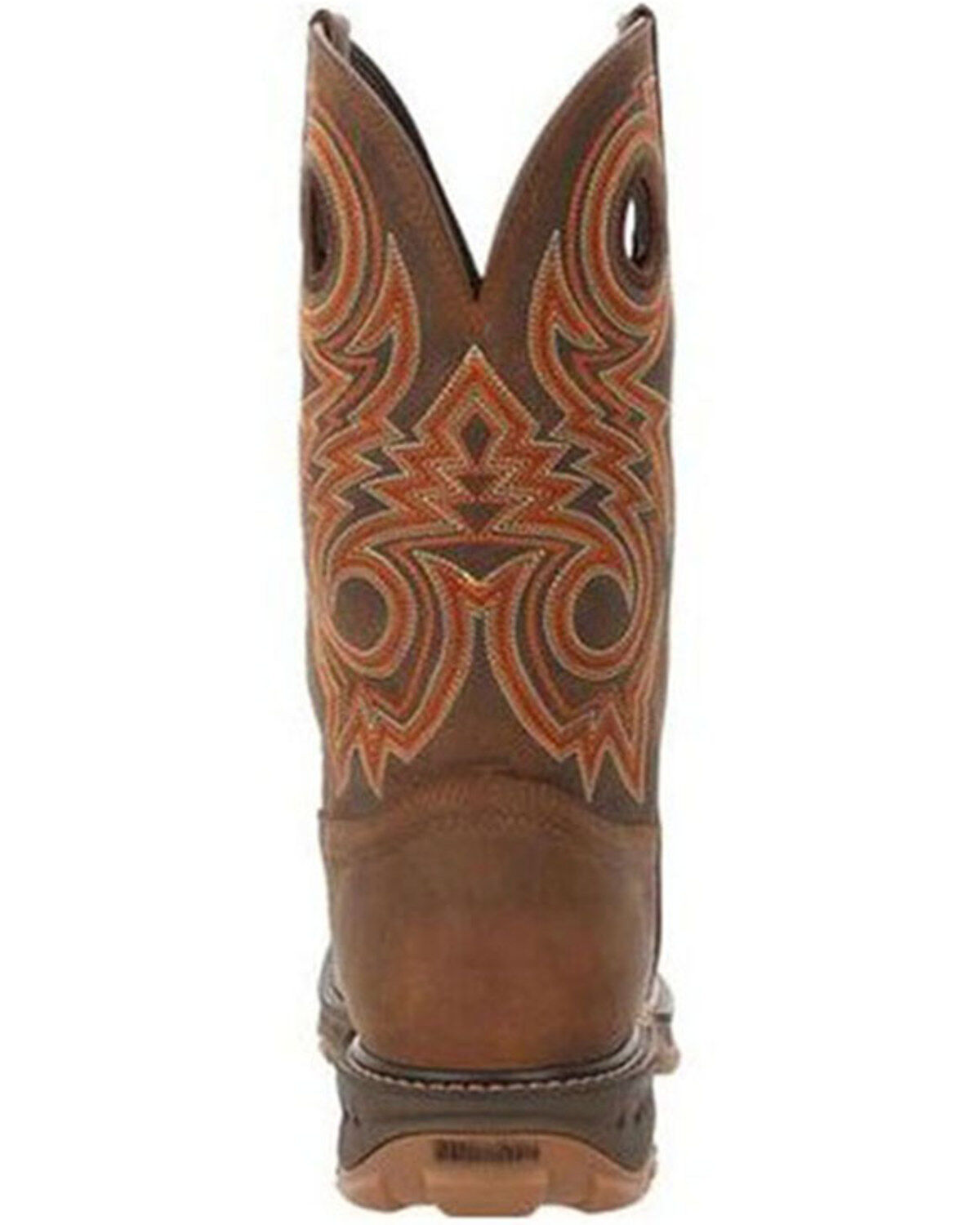 Durango Men's Saddle Waterproof Western Work Boots - Composite Toe