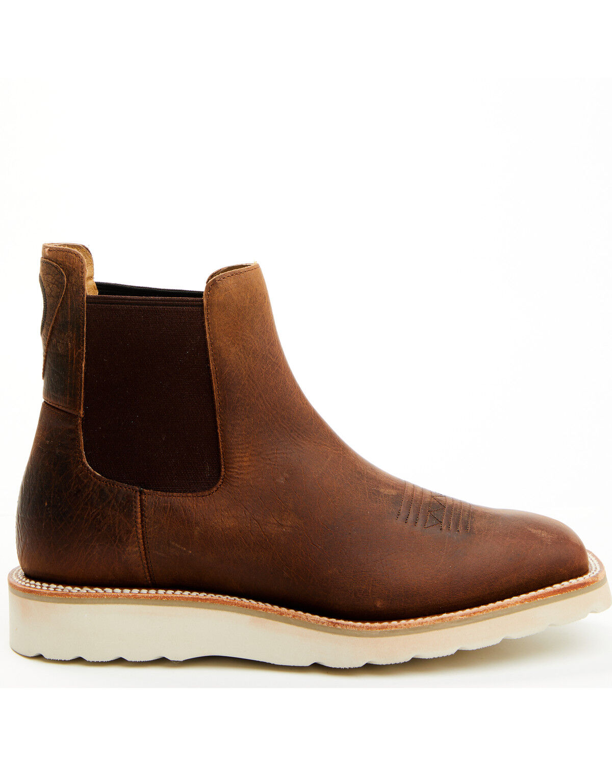 Horse Power Men's Distressed Chelsea Boots - Square Toe