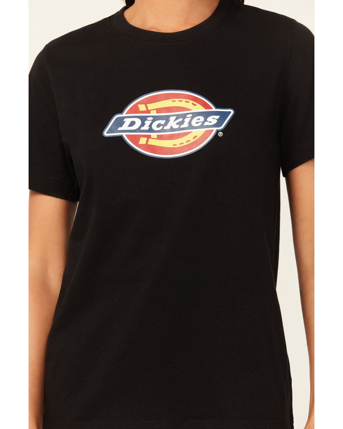 Dickies Women's Tri-Color Logo Short Sleeve Tee