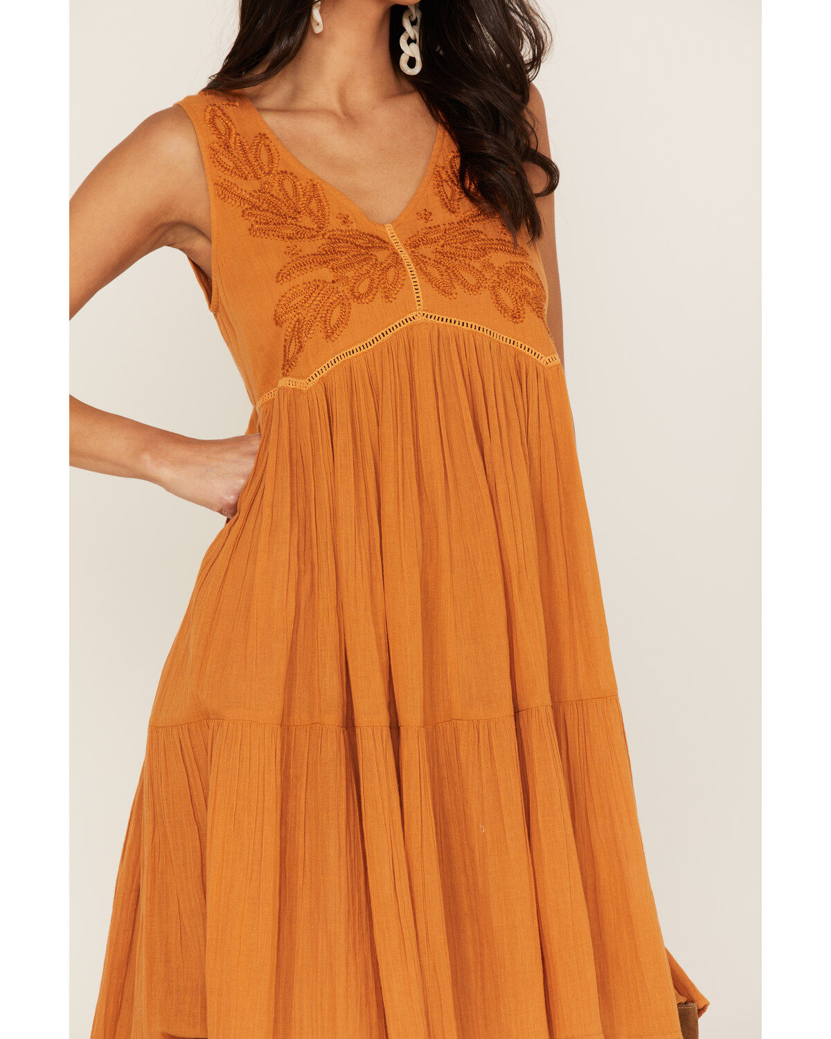 Talisman Women's Athena Embroidered Mini Dress