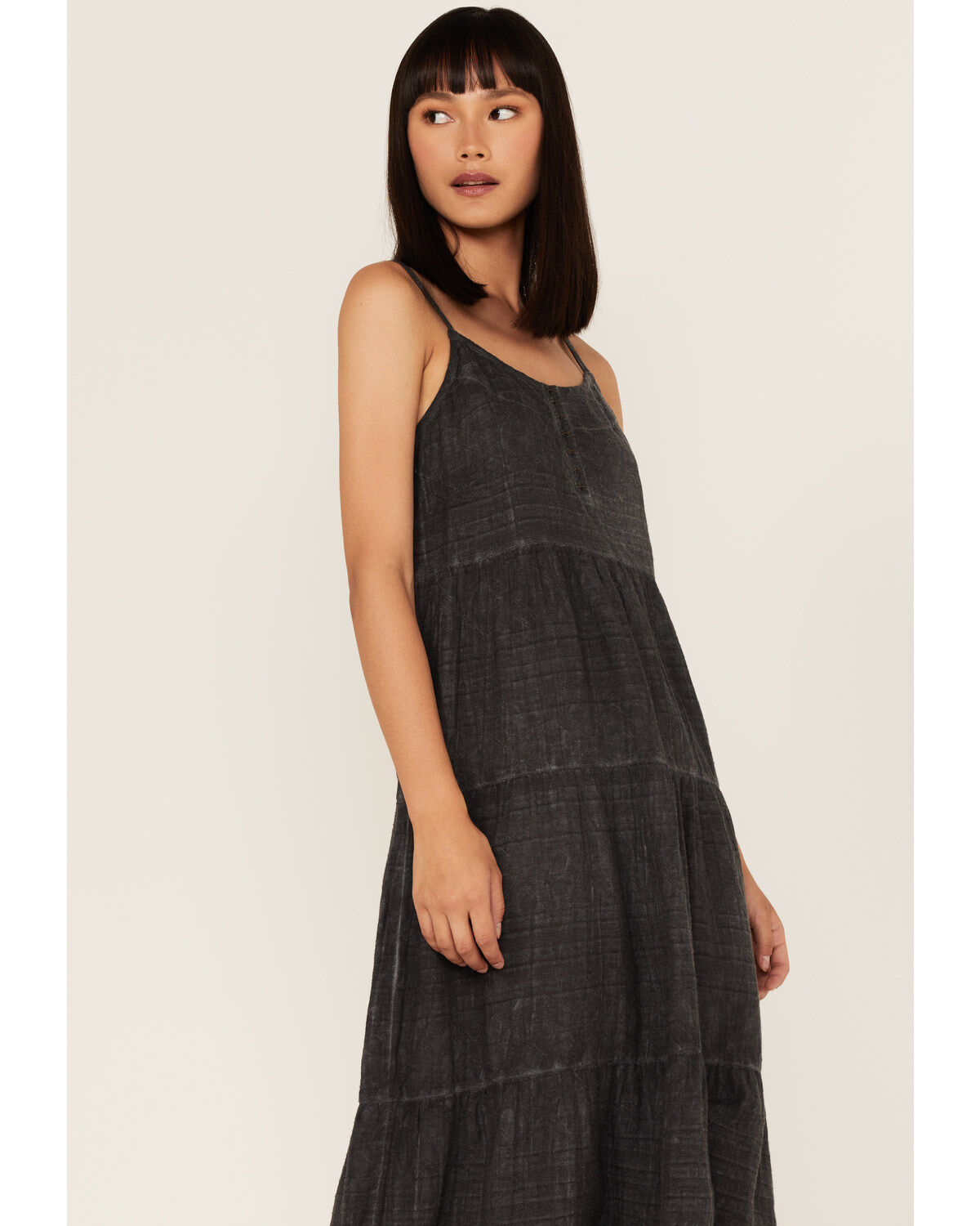 Cleo + Wolf Women's Tiered Relaxed Fit Midi Dress